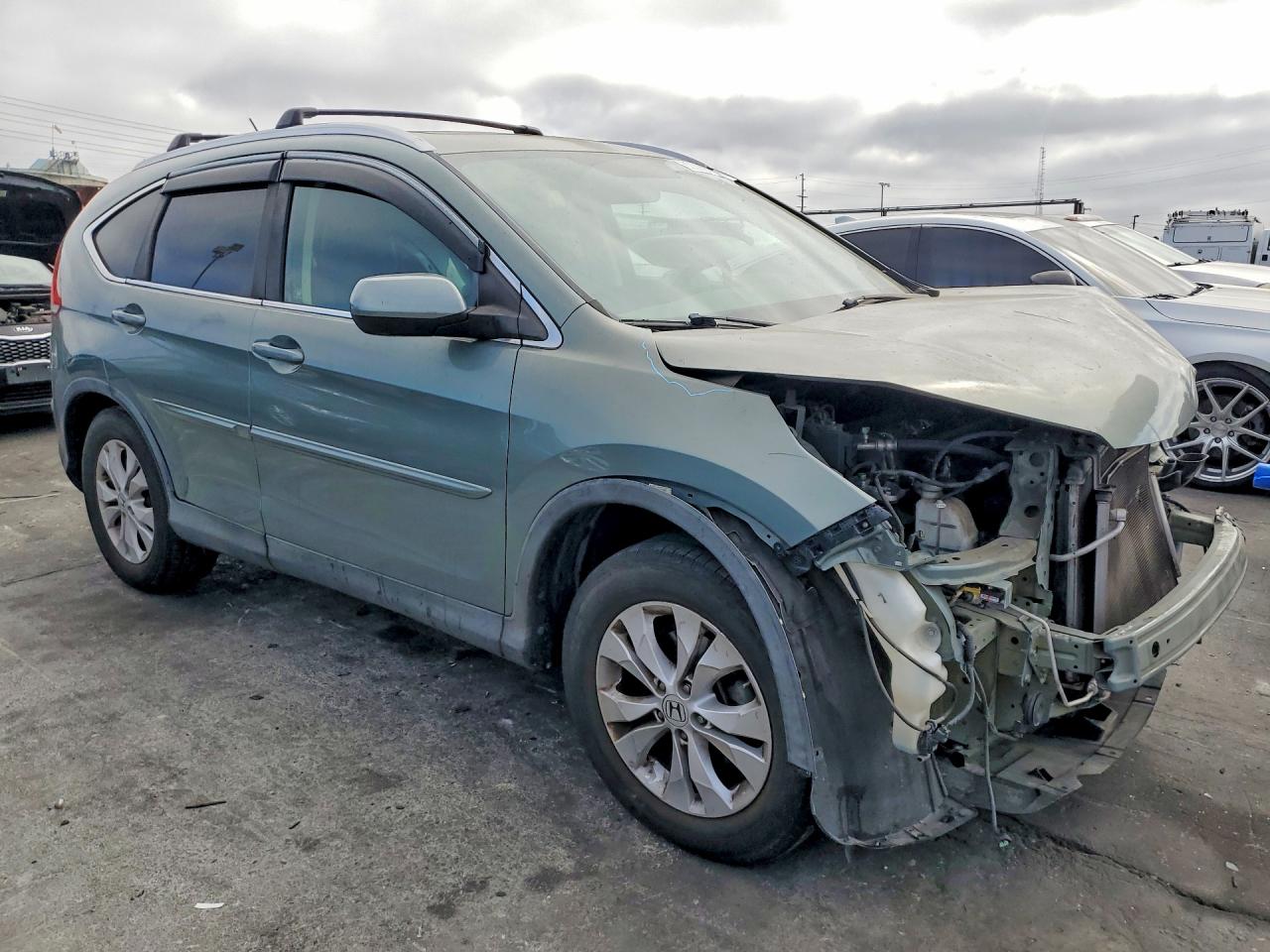 2012 Honda Cr-v Exl Бирюзовый vin: 2HKRM3H70CH507809