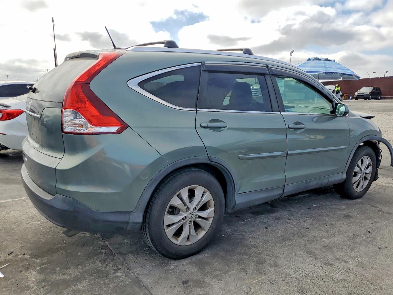 2012 Honda Cr-v Exl Бирюзовый vin: 2HKRM3H70CH507809