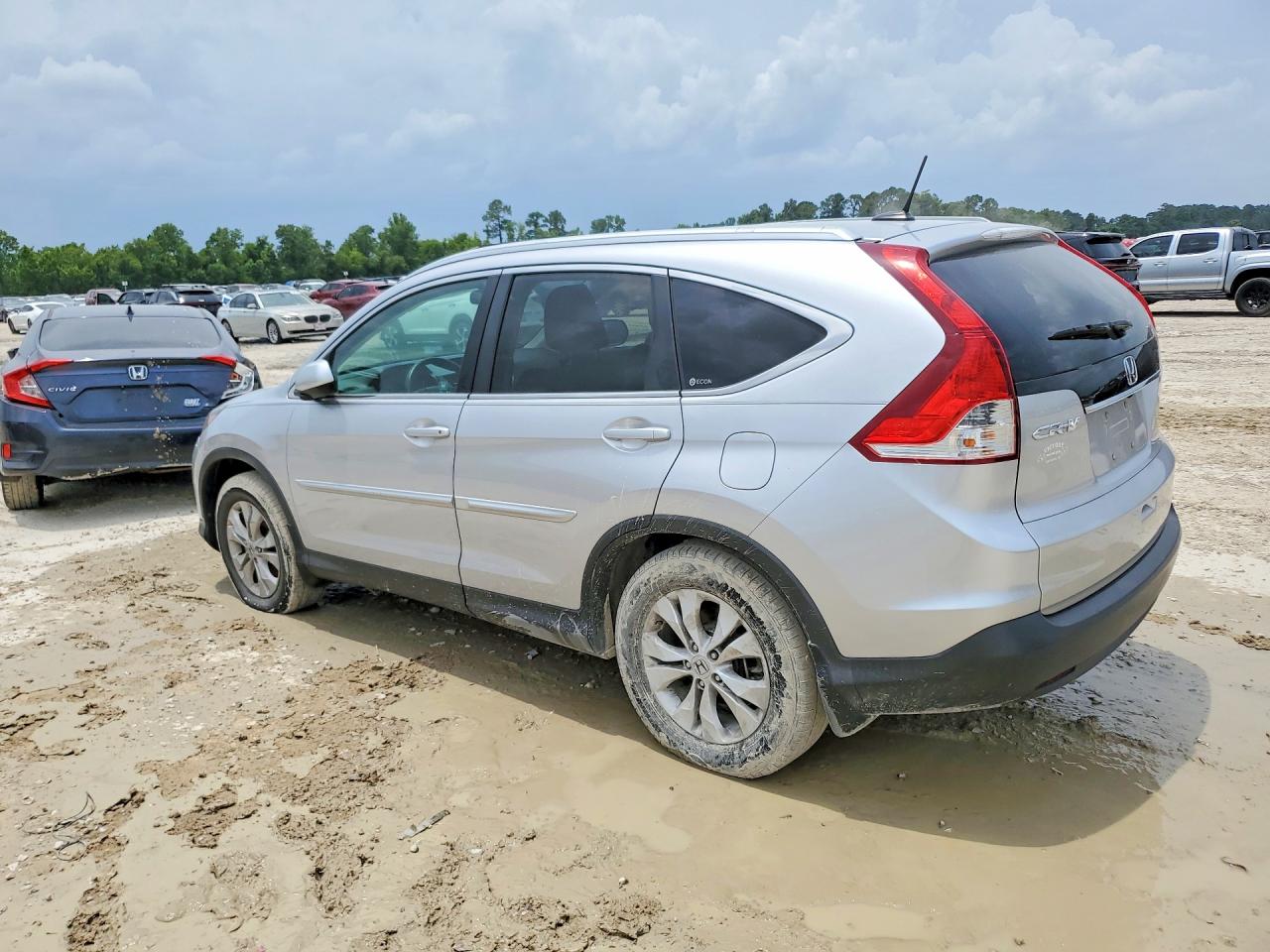 2012 Honda Cr-v Exl Silver vin: 2HKRM3H70CH508085