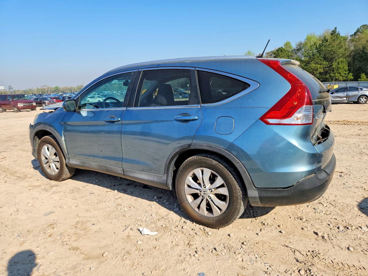 2013 Honda Cr-v Exl Turquoise vin: 2HKRM3H70DH522375
