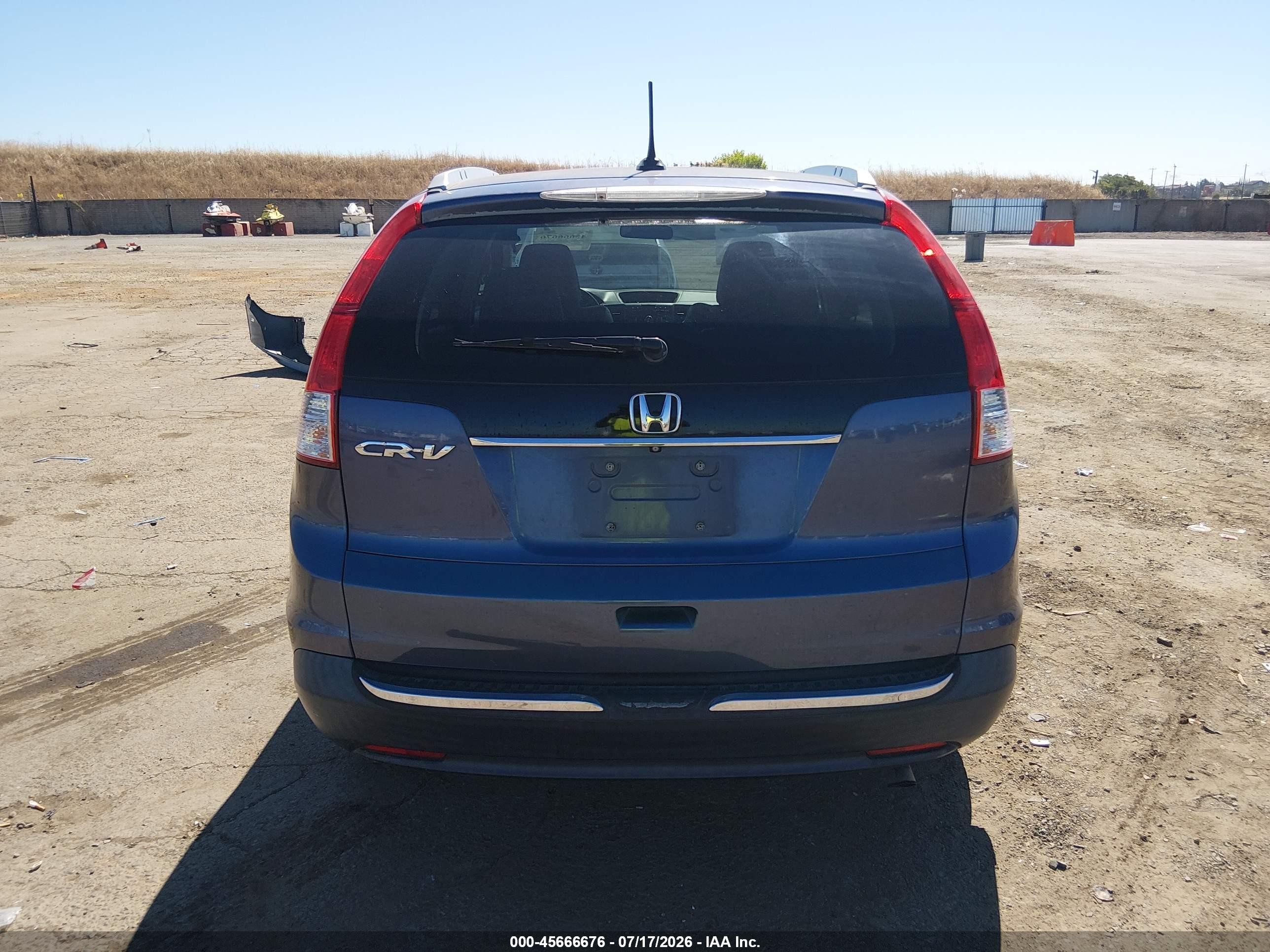 2014 Honda Cr-v Ex-l Blue vin: 2HKRM3H70EH512334