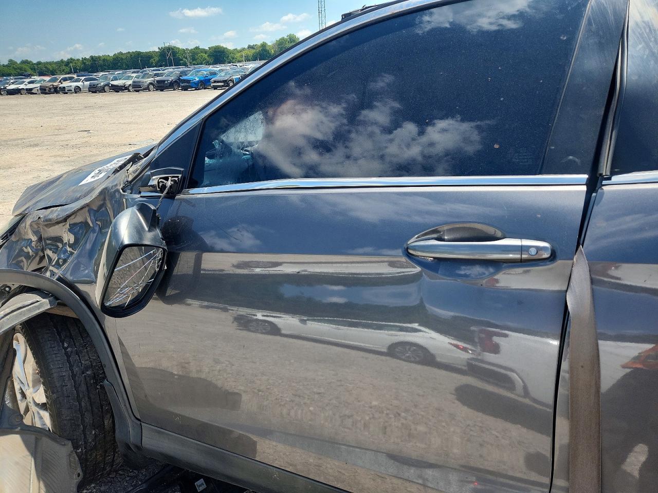 2014 Honda Cr-v Exl Gray vin: 2HKRM3H70EH526668