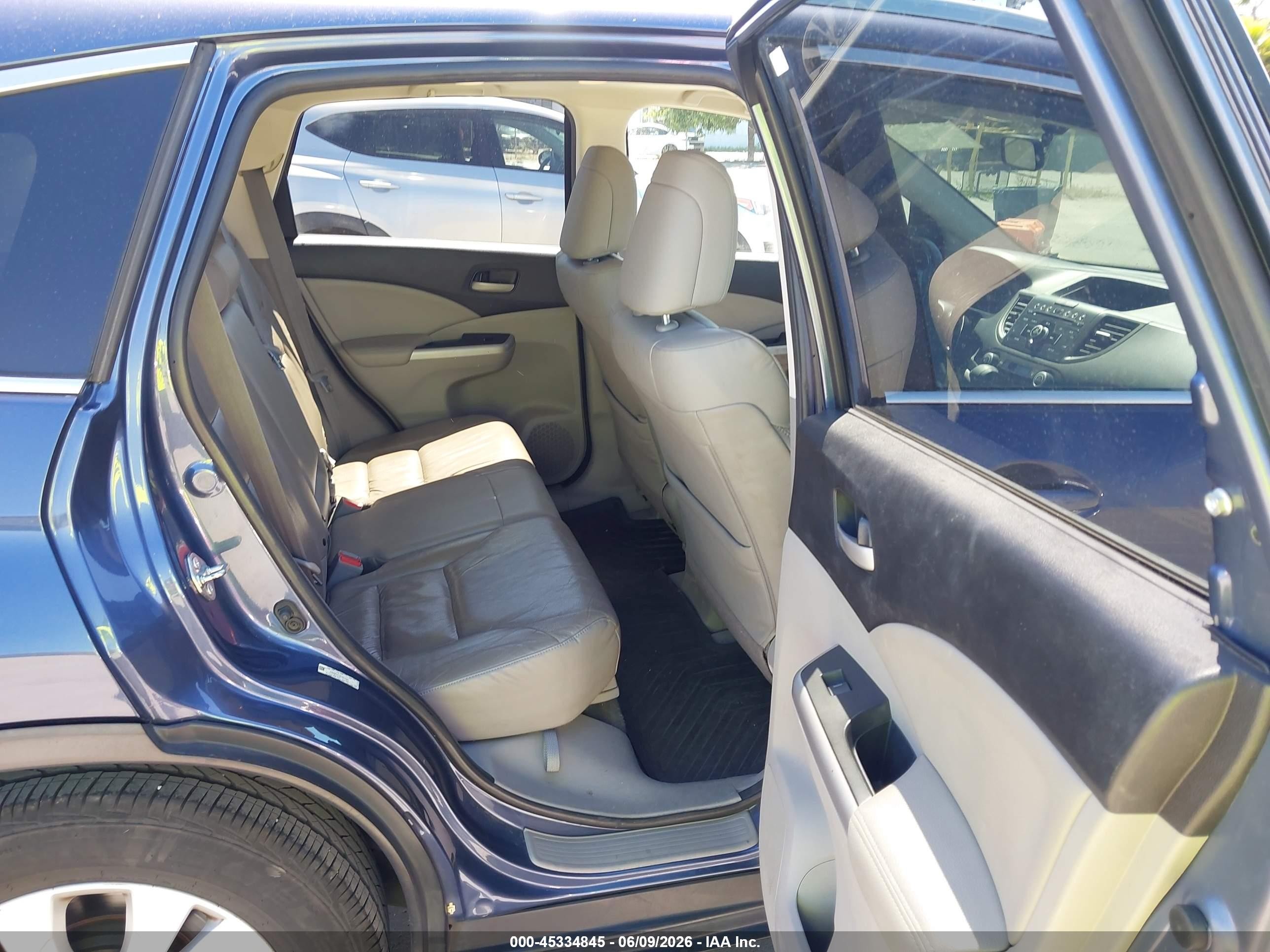 2014 Honda Cr-v Ex-l Gray vin: 2HKRM3H70EH558360