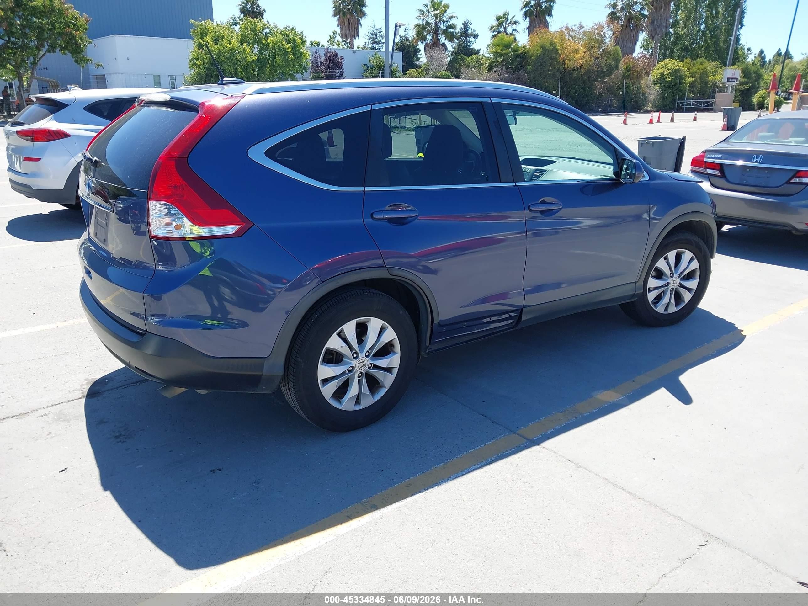 2014 Honda Cr-v Ex-l Gray vin: 2HKRM3H70EH558360