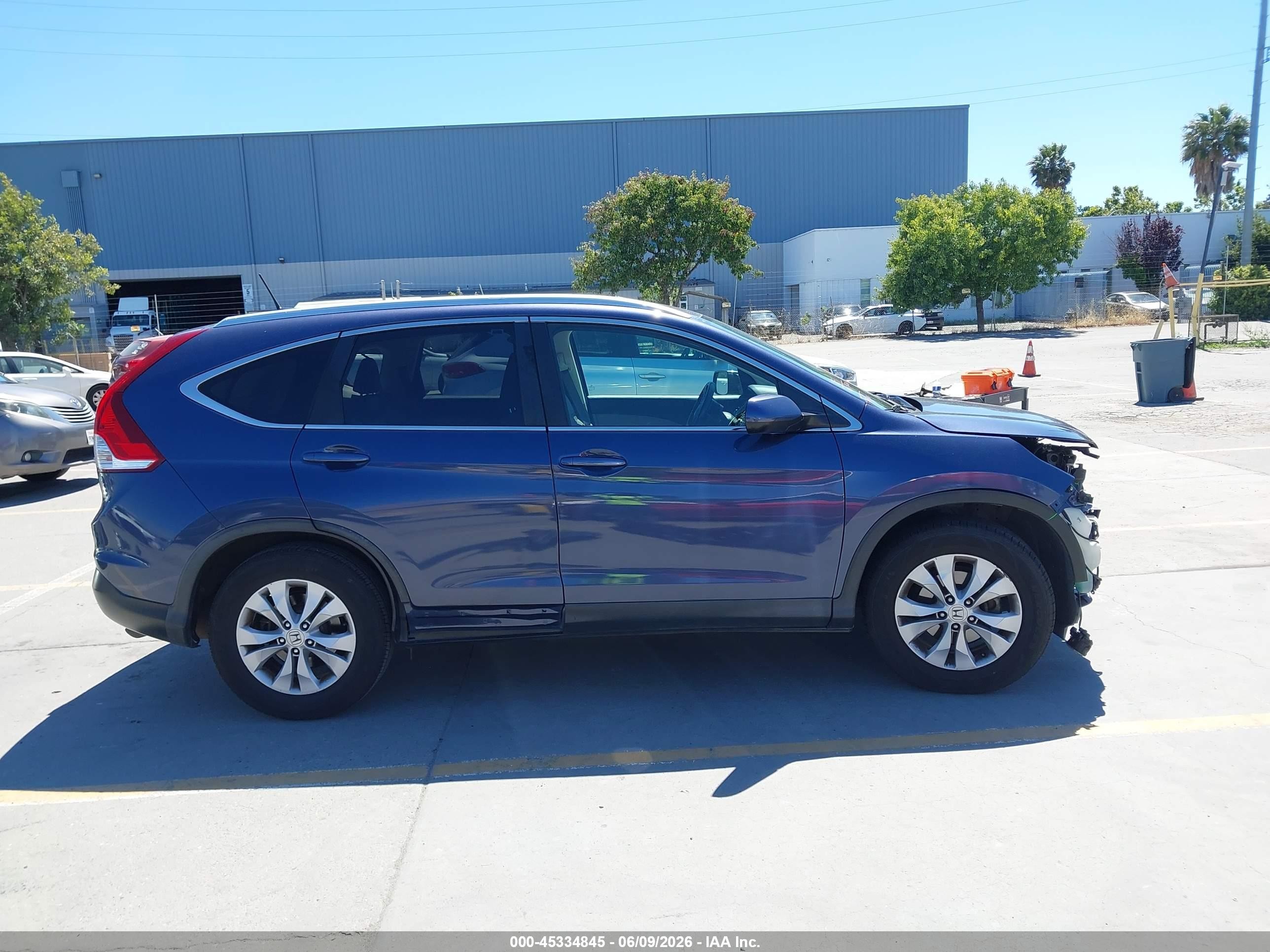 2014 Honda Cr-v Ex-l Gray vin: 2HKRM3H70EH558360