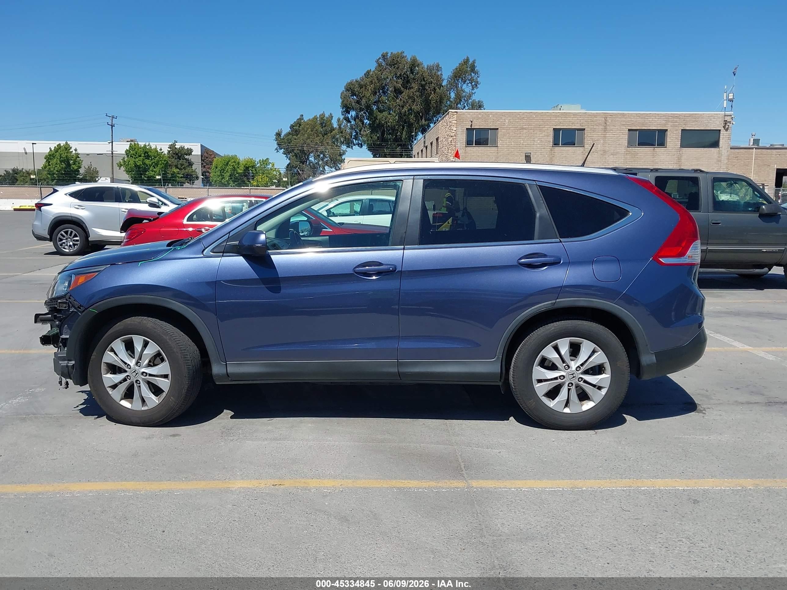 2014 Honda Cr-v Ex-l Gray vin: 2HKRM3H70EH558360