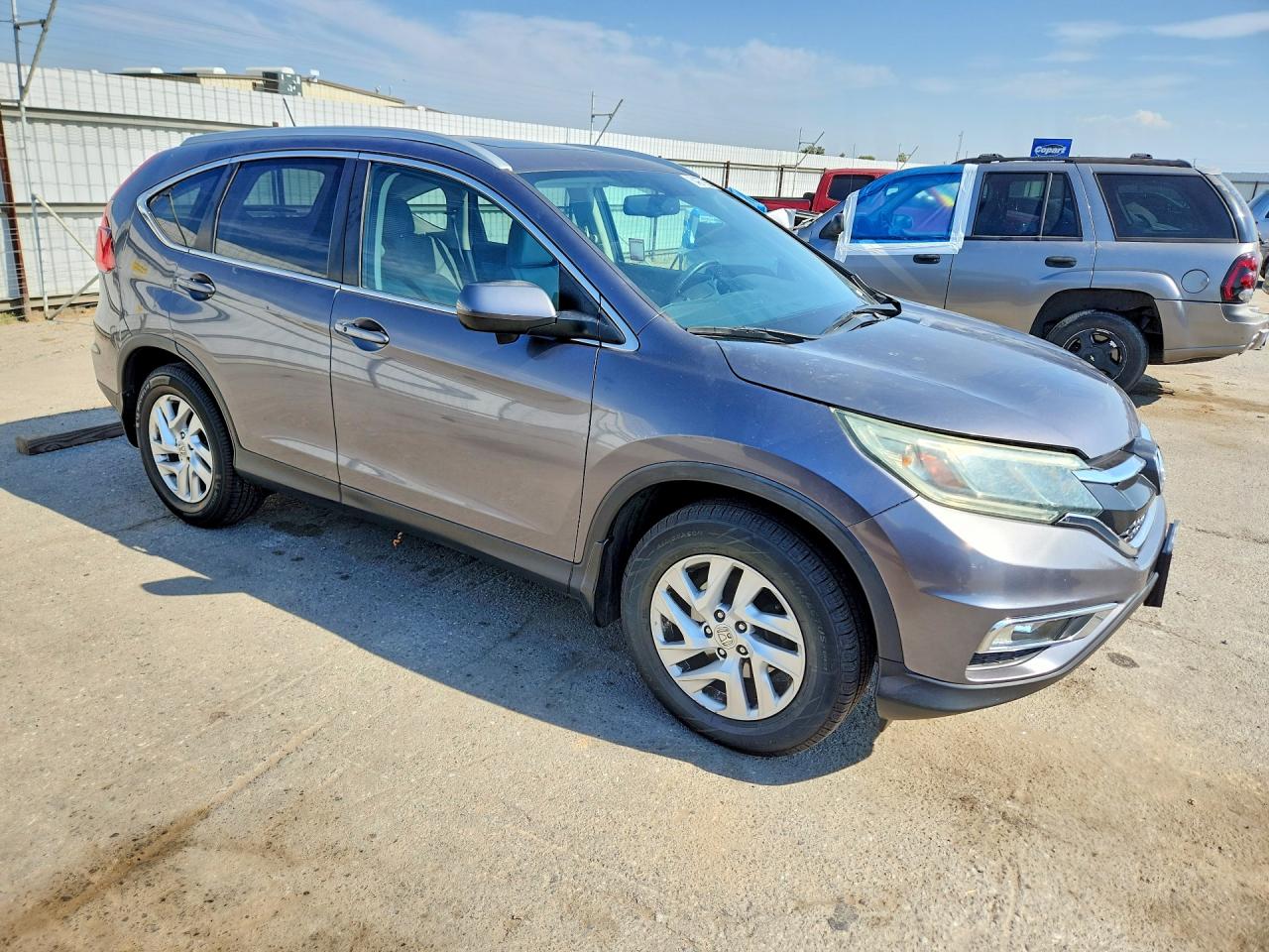 2015 Honda Cr-v Exl Gray vin: 2HKRM3H70FH503182