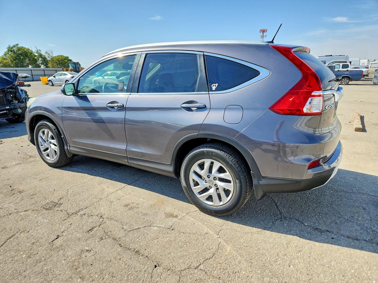 2015 Honda Cr-v Exl Gray vin: 2HKRM3H70FH503182