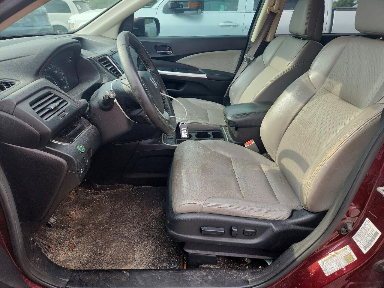 2015 Honda Cr-v Exl Burgundy vin: 2HKRM3H70FH507801