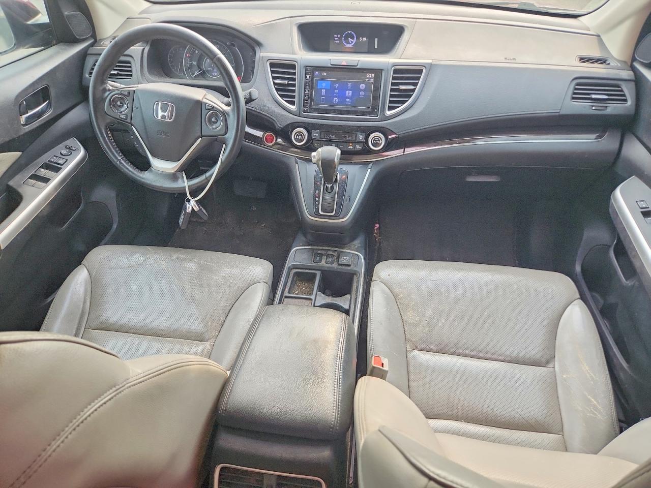 2015 Honda Cr-v Exl Burgundy vin: 2HKRM3H70FH507801