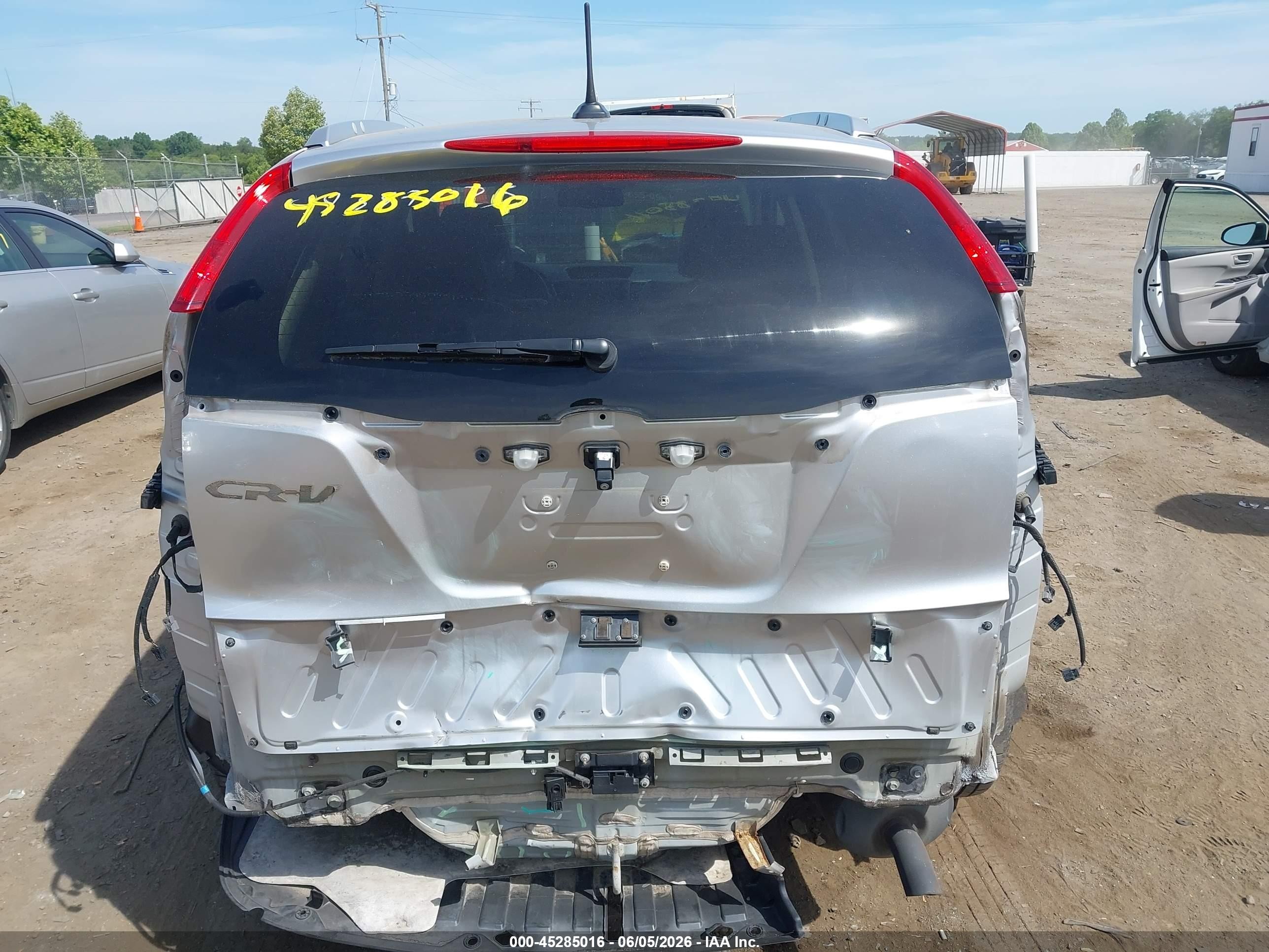 2015 Honda Cr-v Ex-l Silver vin: 2HKRM3H70FH518149