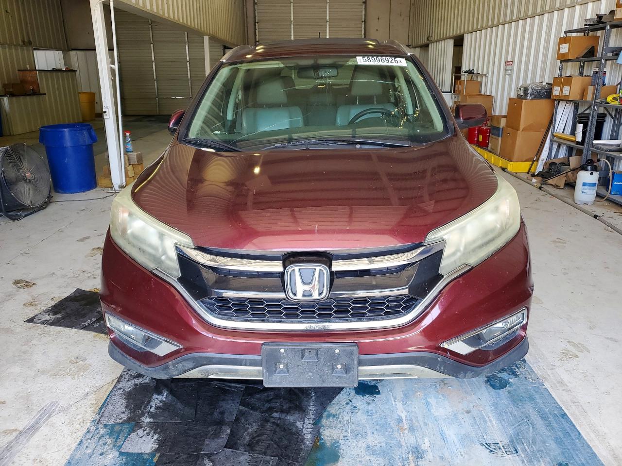 2015 Honda Cr-v Exl Maroon vin: 2HKRM3H70FH519799