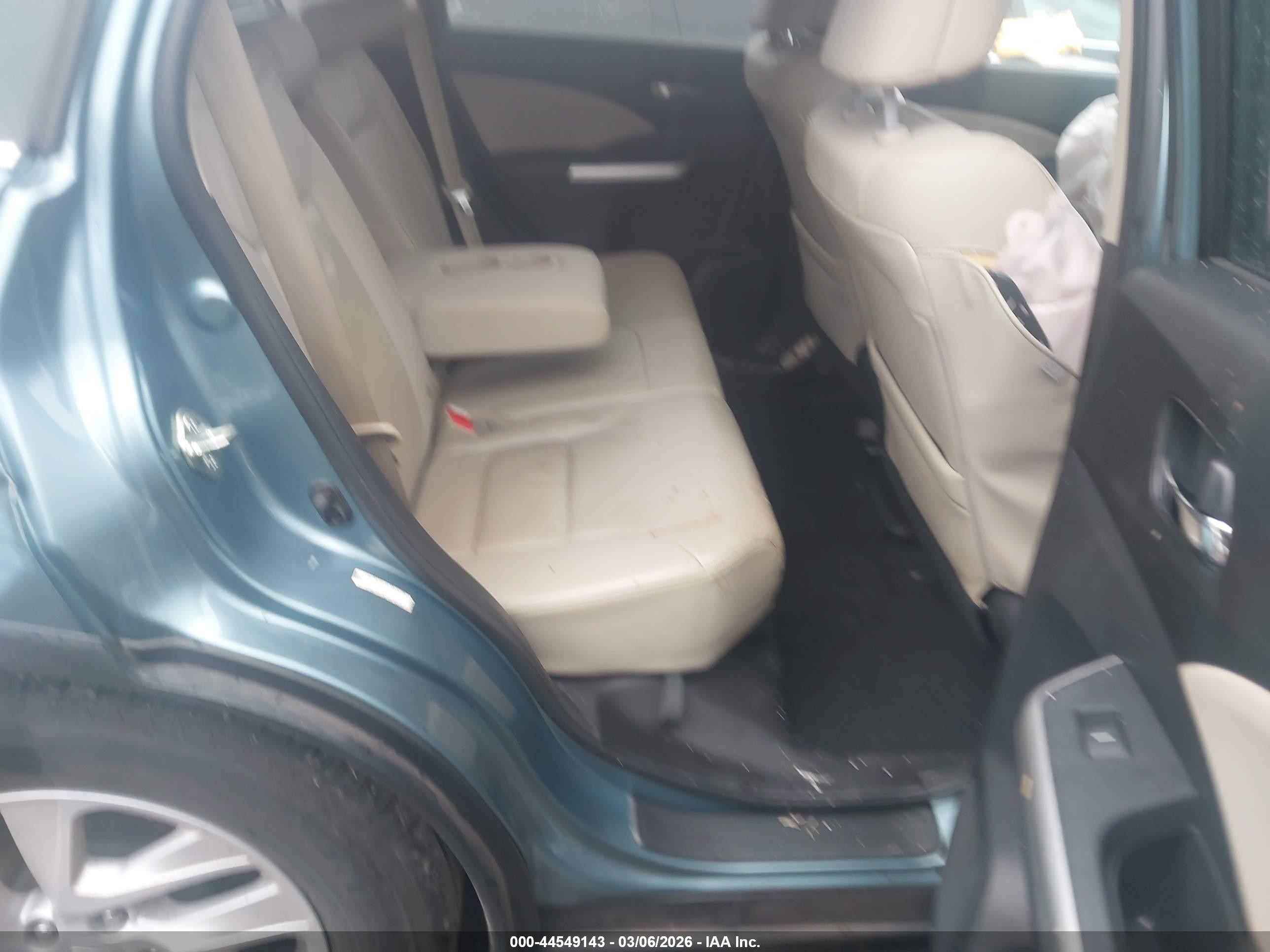 2015 Honda Cr-v Ex-l Blue vin: 2HKRM3H70FH520578
