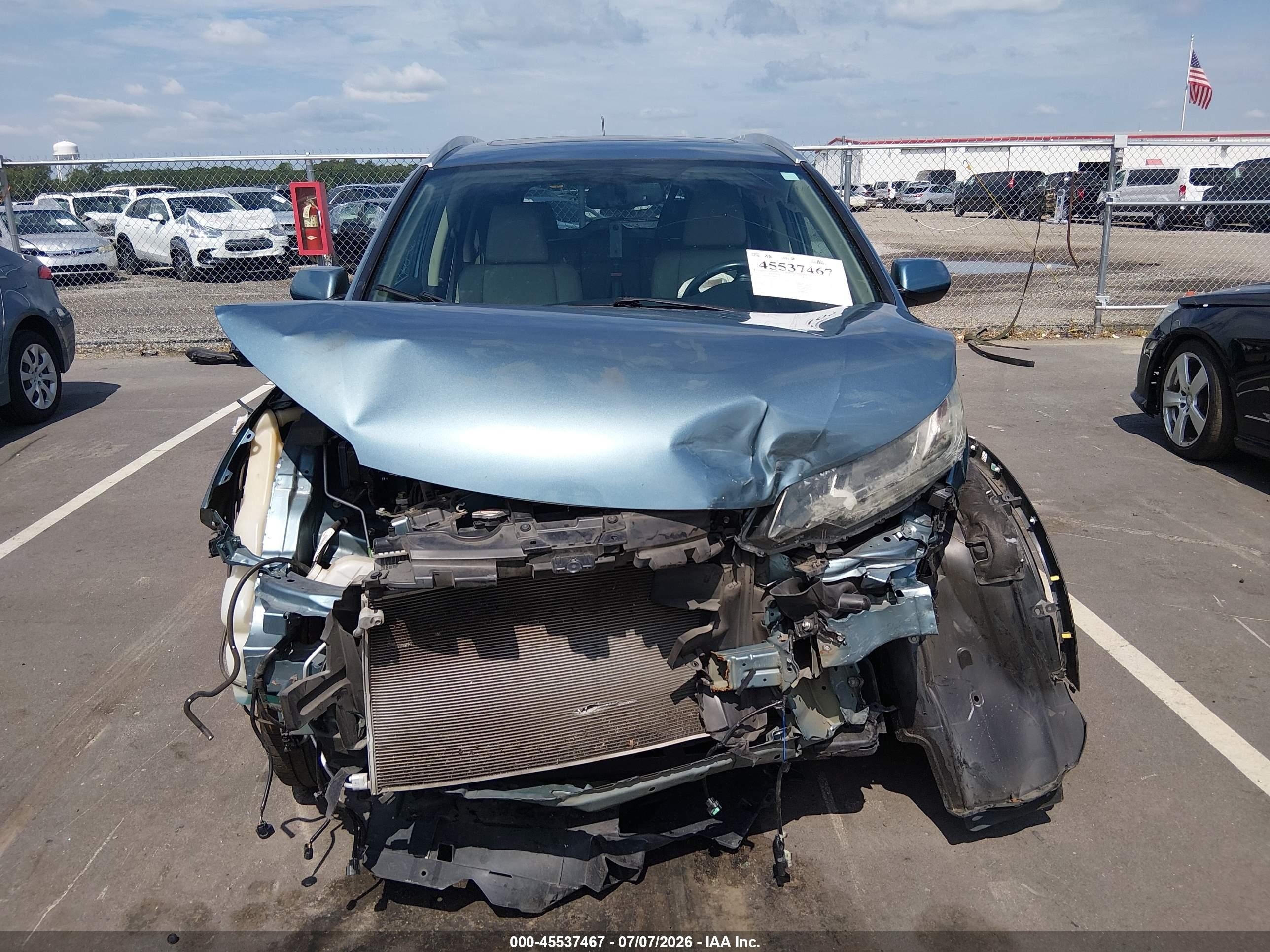 2015 Honda Cr-v Ex-l Blue vin: 2HKRM3H70FH533427