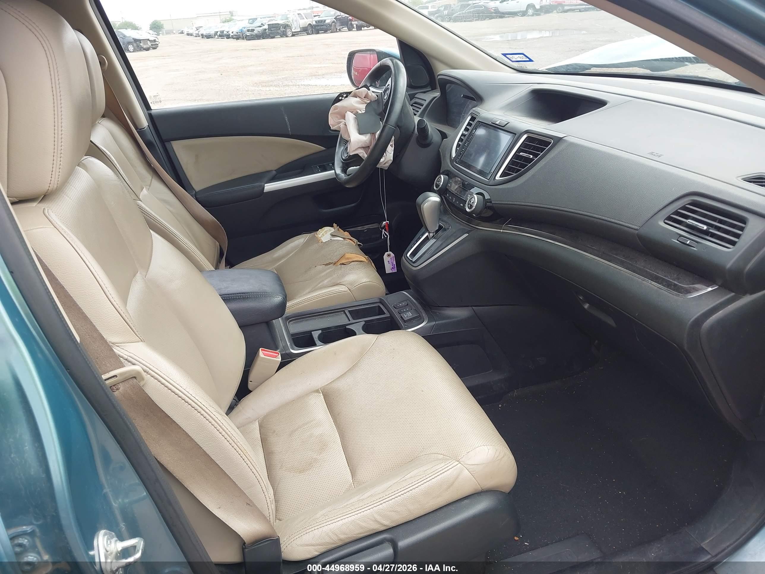 2015 Honda Cr-v Ex-l Синий vin: 2HKRM3H70FH535260