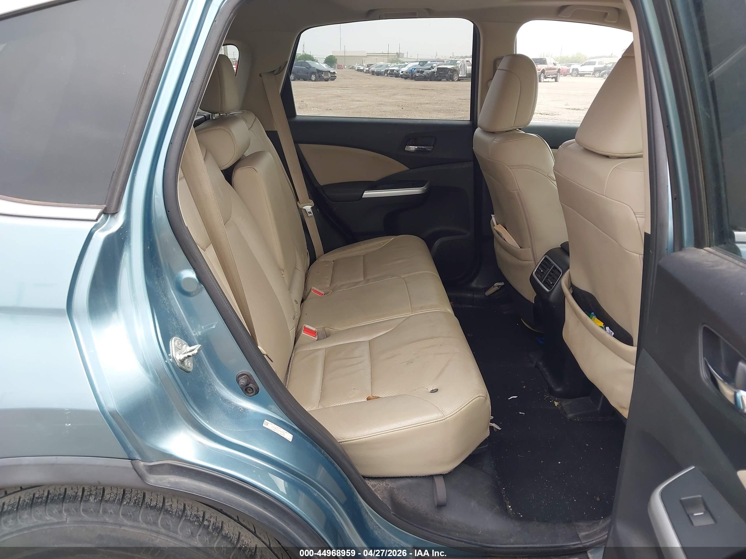 2015 Honda Cr-v Ex-l Синий vin: 2HKRM3H70FH535260