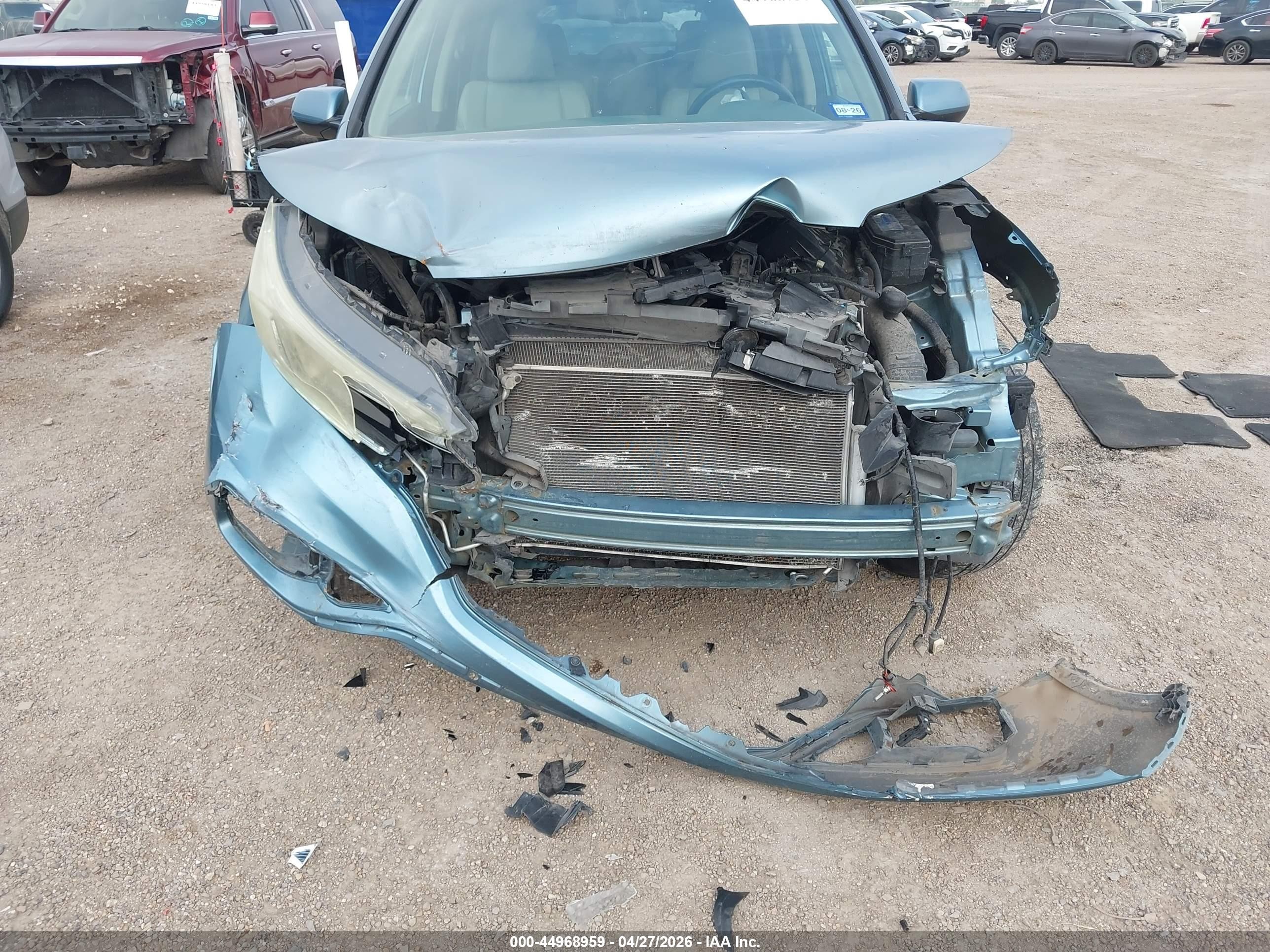 2015 Honda Cr-v Ex-l Синий vin: 2HKRM3H70FH535260