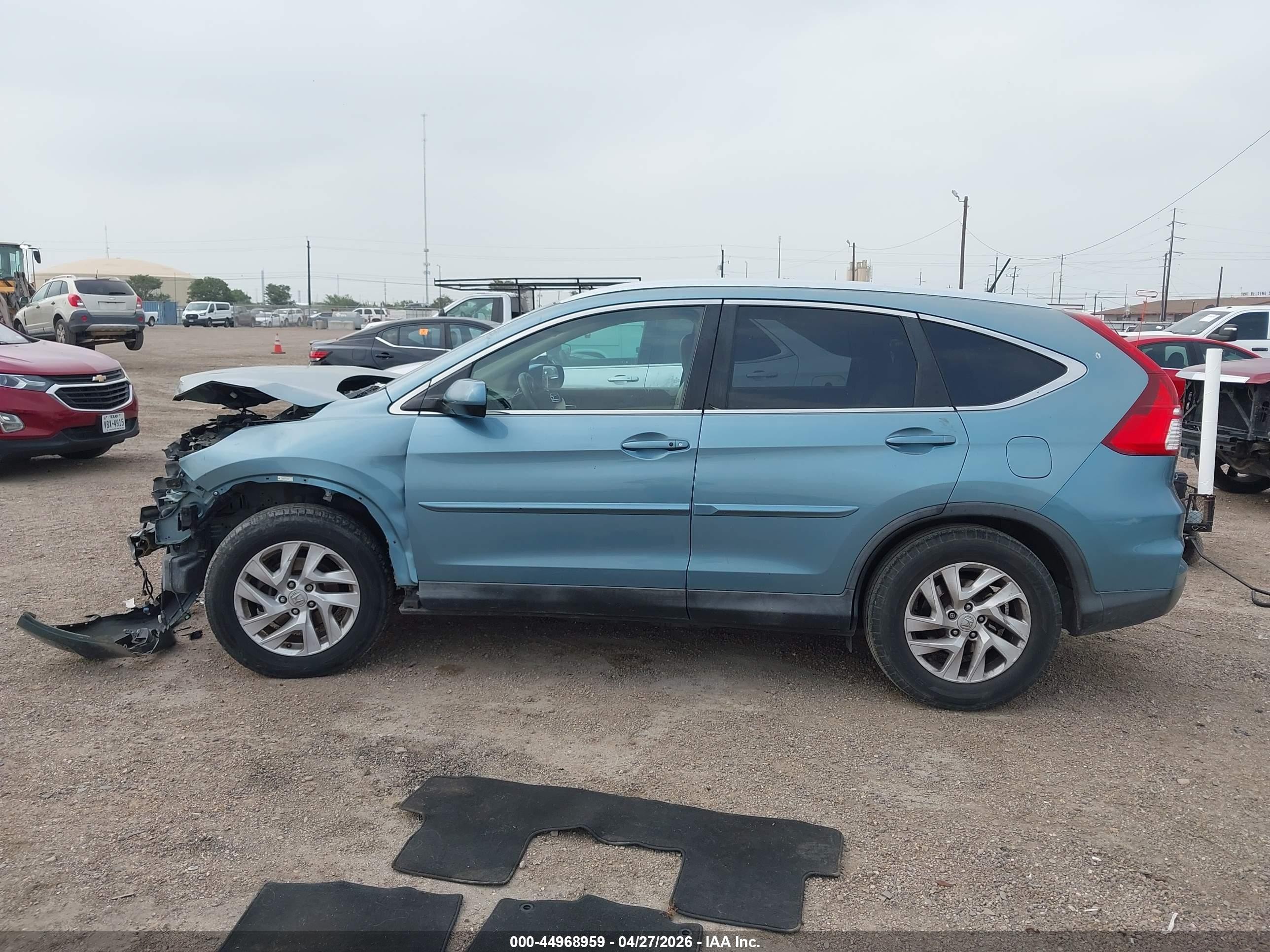2015 Honda Cr-v Ex-l Синий vin: 2HKRM3H70FH535260