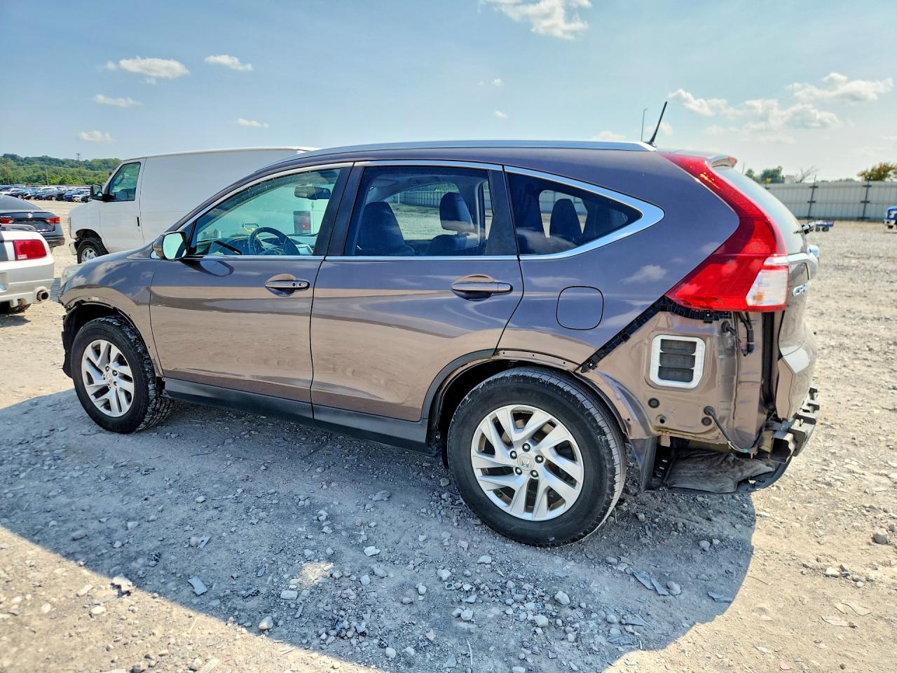 2015 Honda Cr-v Exl Gray vin: 2HKRM3H70FH540748