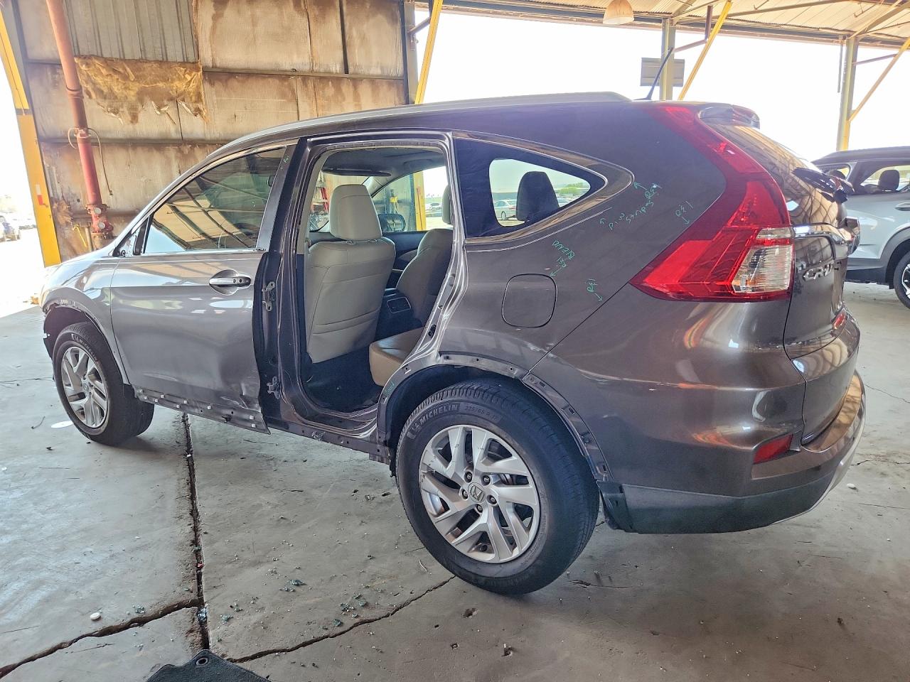 2015 Honda Cr -v Gray vin: 2HKRM3H70FH557209
