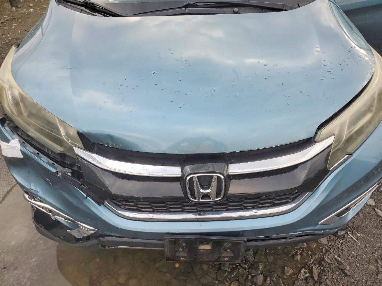 2016 Honda Cr-v Exl Turquoise vin: 2HKRM3H70GH551153