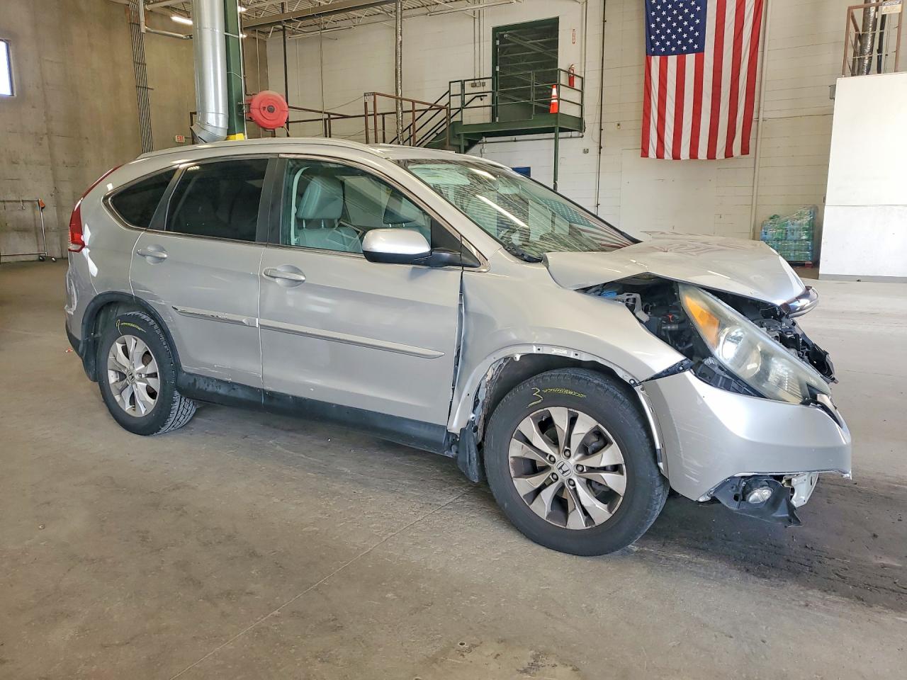 2012 Honda Cr-v Exl Silver vin: 2HKRM3H71CH513991