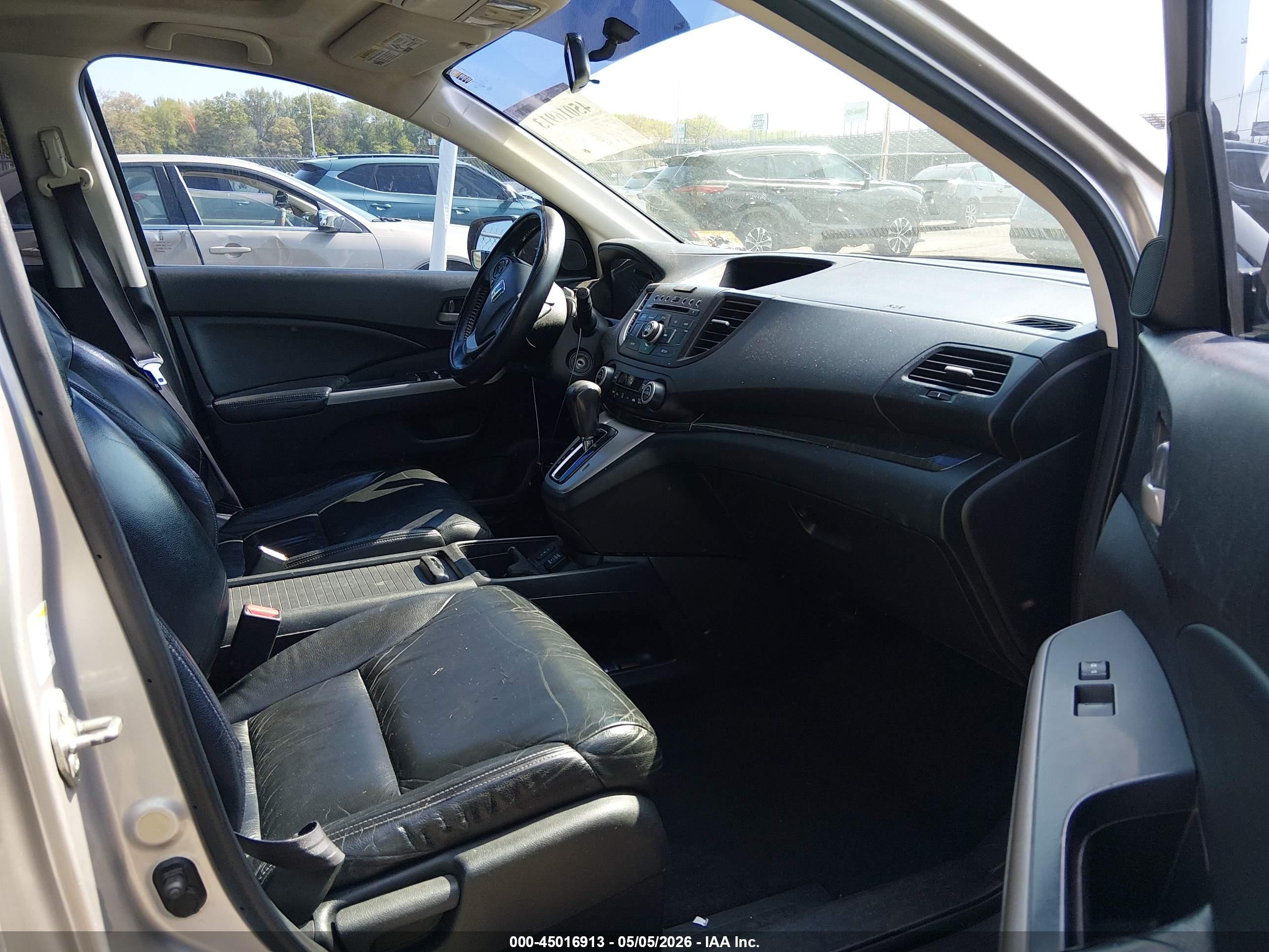 2013 Honda Cr-v Ex-l Silver vin: 2HKRM3H71DH501874