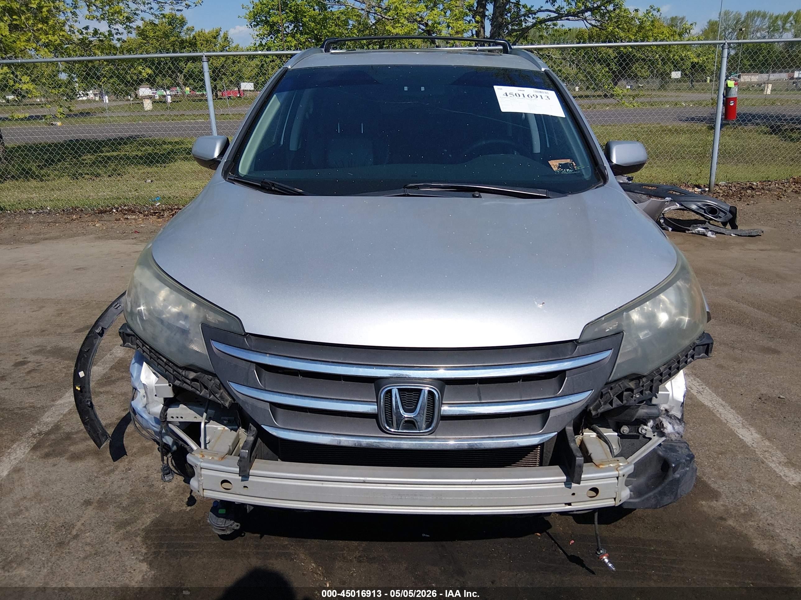 2013 Honda Cr-v Ex-l Silver vin: 2HKRM3H71DH501874