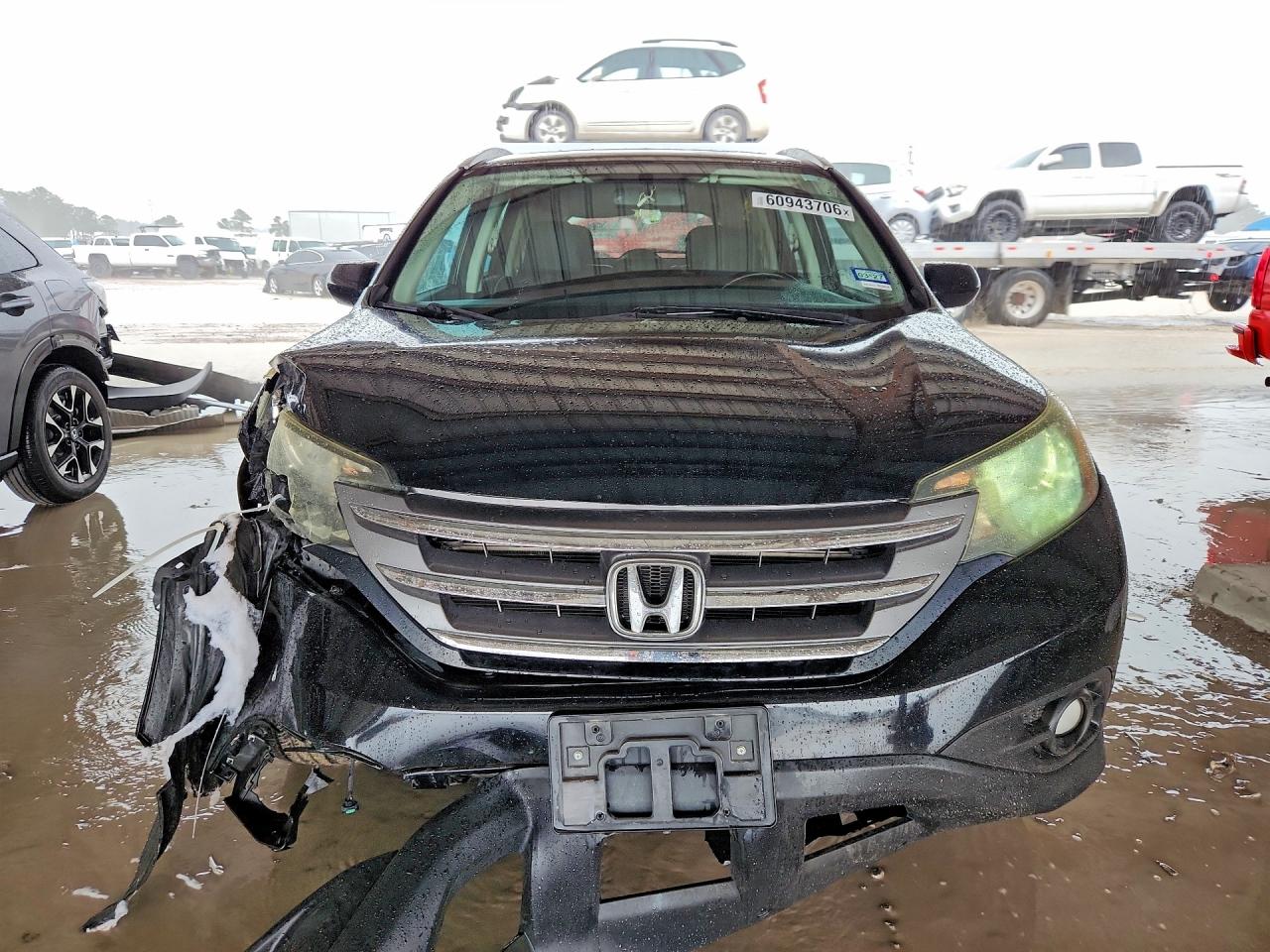 2013 Honda Cr-v Exl Black vin: 2HKRM3H71DH502555