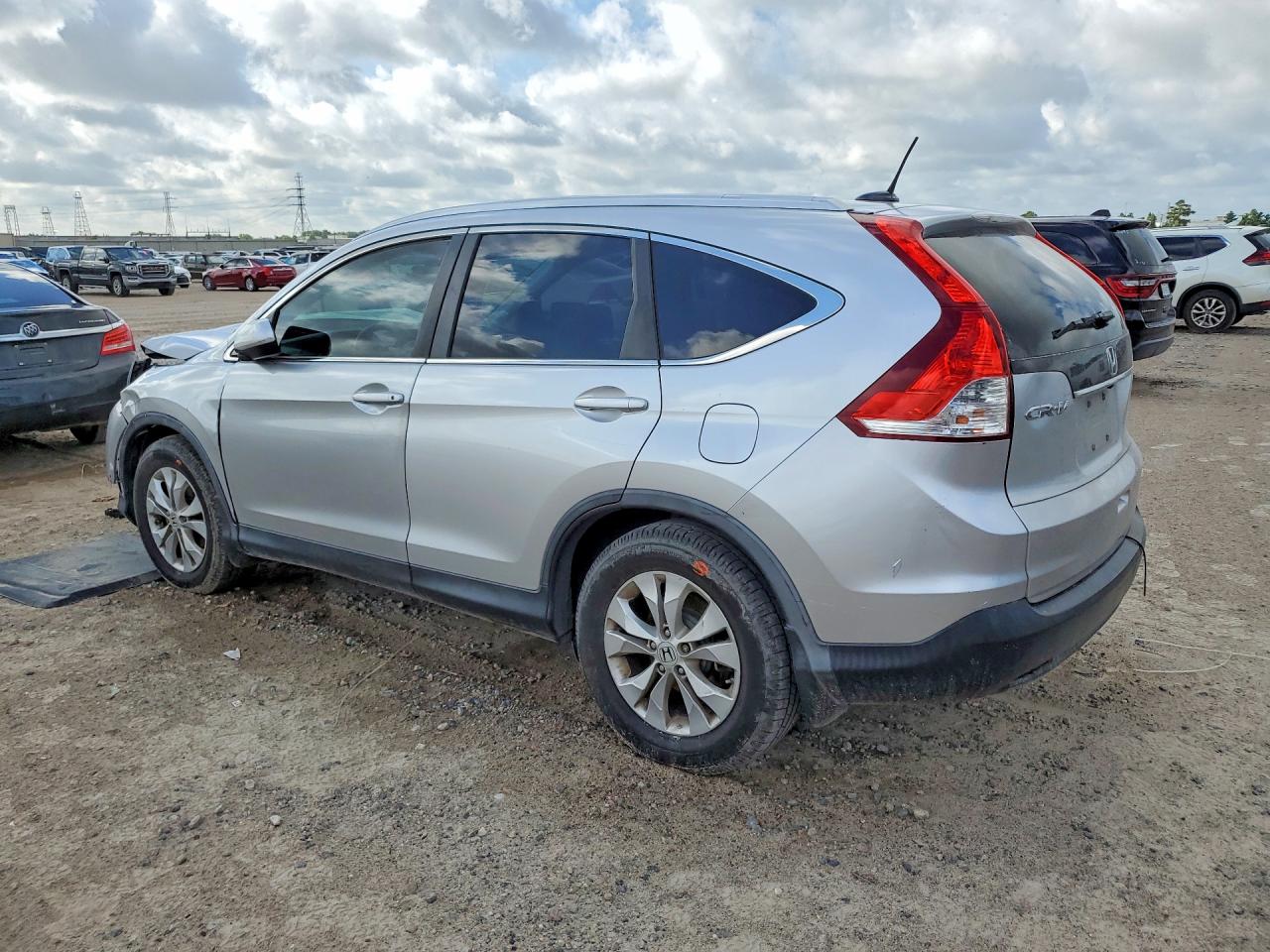 2013 Honda Cr-v Exl Silver vin: 2HKRM3H71DH503298