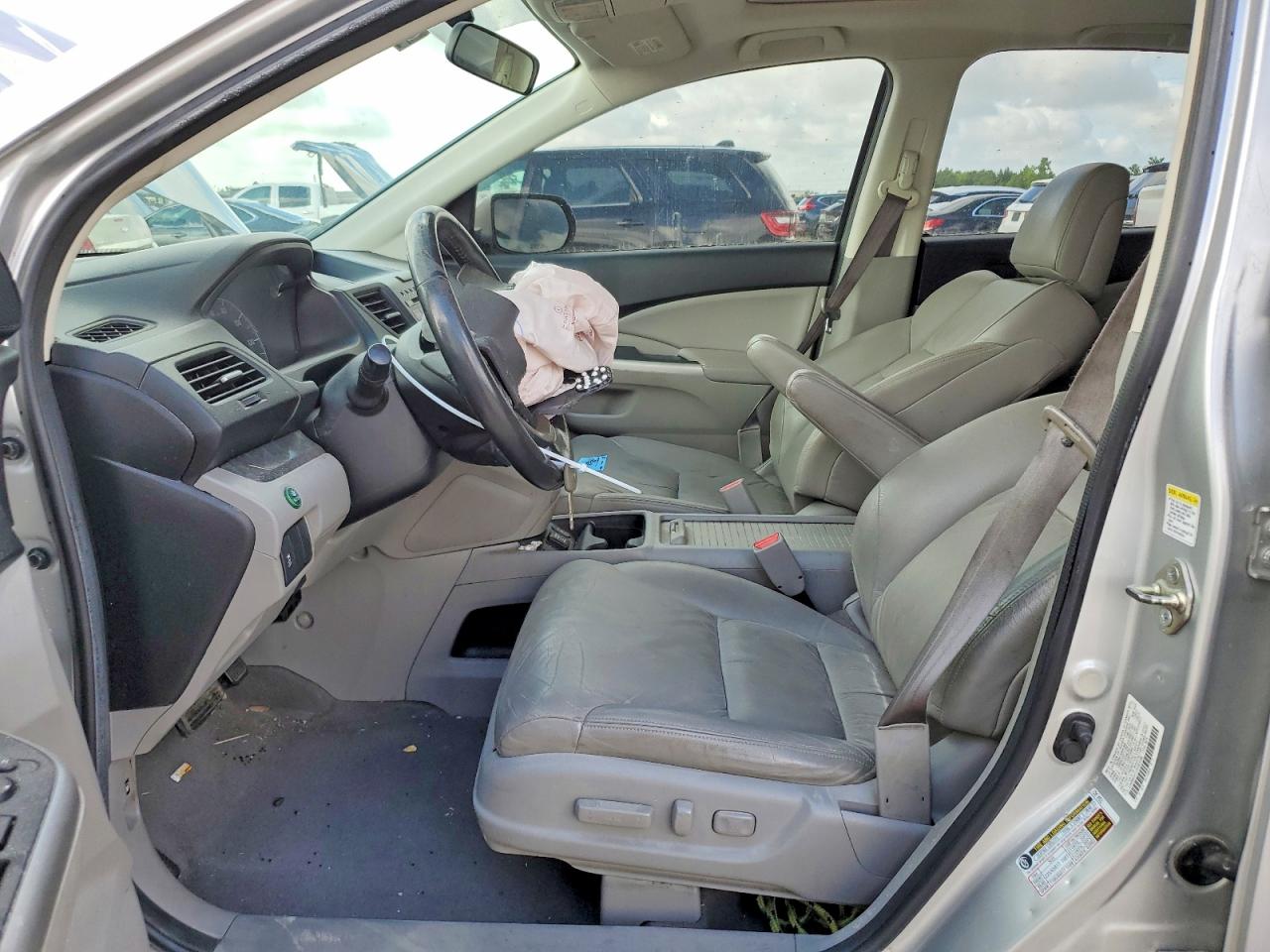 2013 Honda Cr-v Exl Silver vin: 2HKRM3H71DH503298