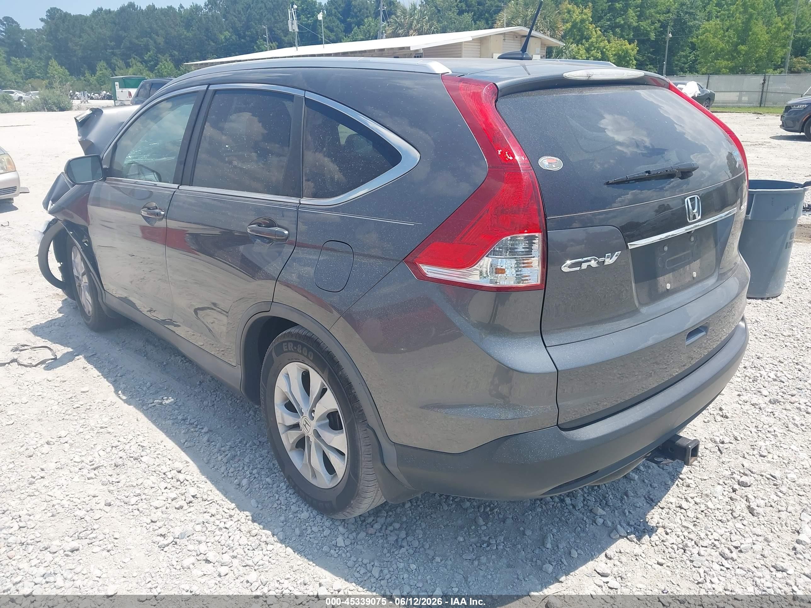 2013 Honda Cr-v Ex-l Gray vin: 2HKRM3H71DH508209