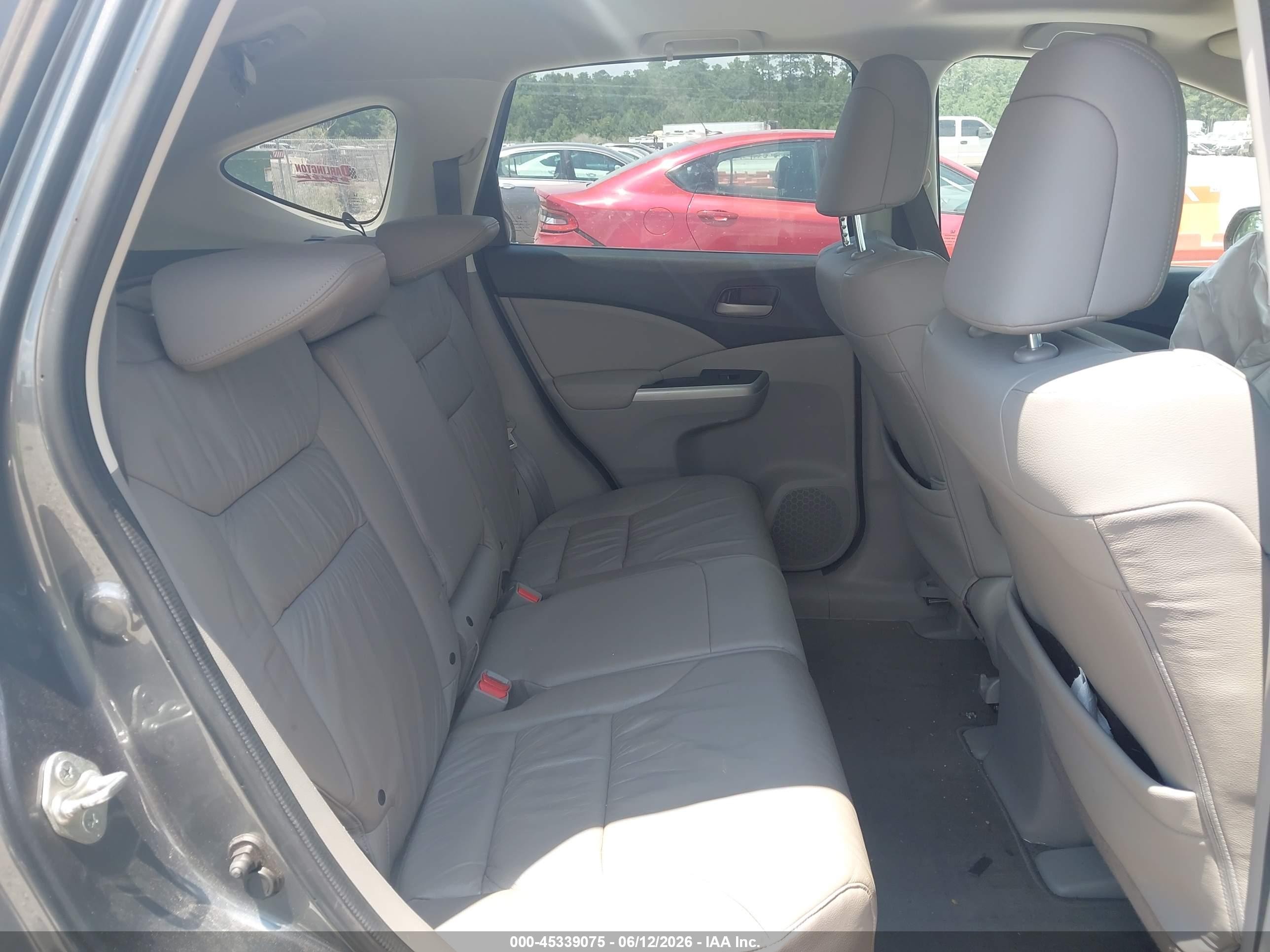 2013 Honda Cr-v Ex-l Gray vin: 2HKRM3H71DH508209