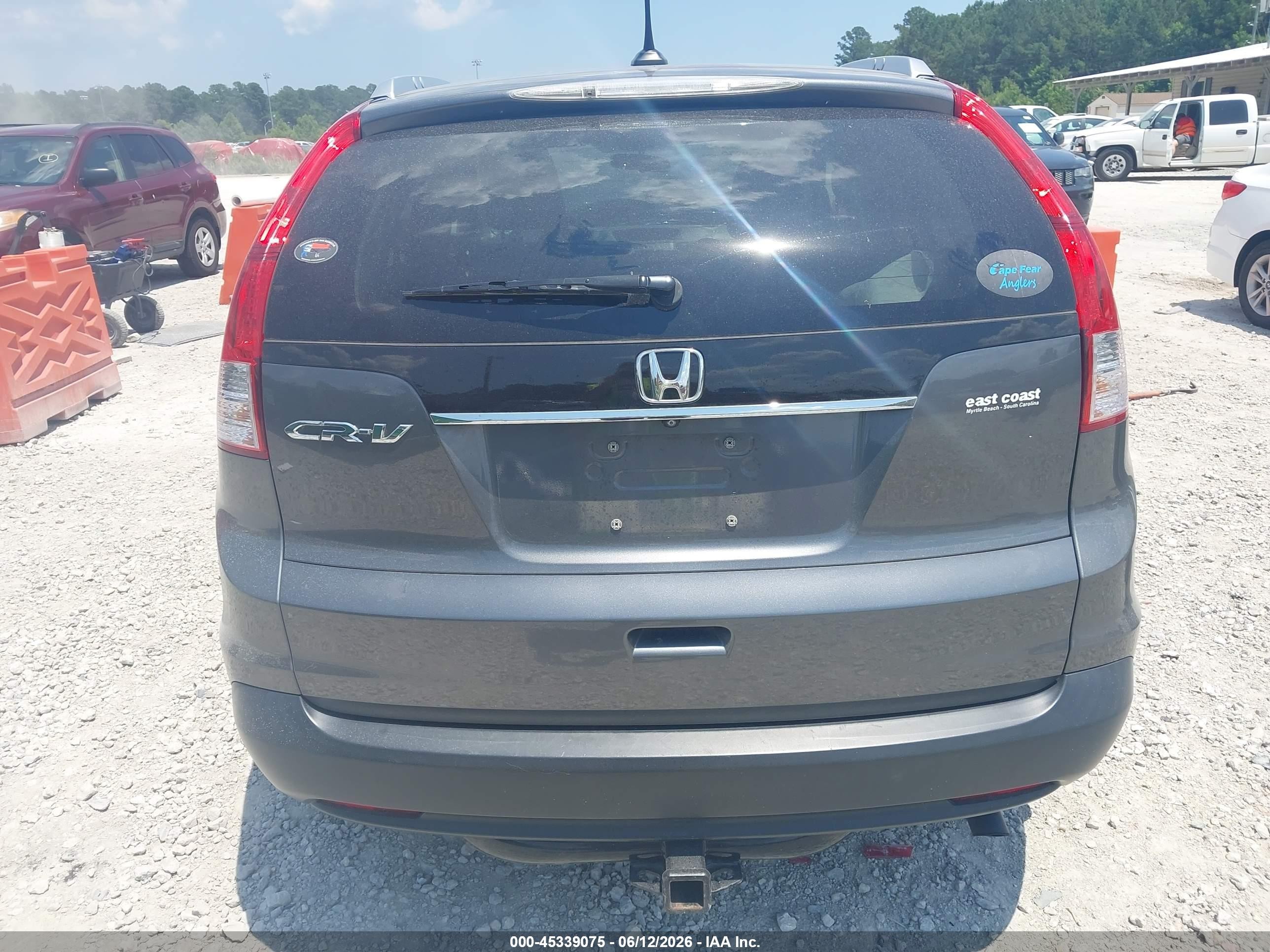 2013 Honda Cr-v Ex-l Gray vin: 2HKRM3H71DH508209