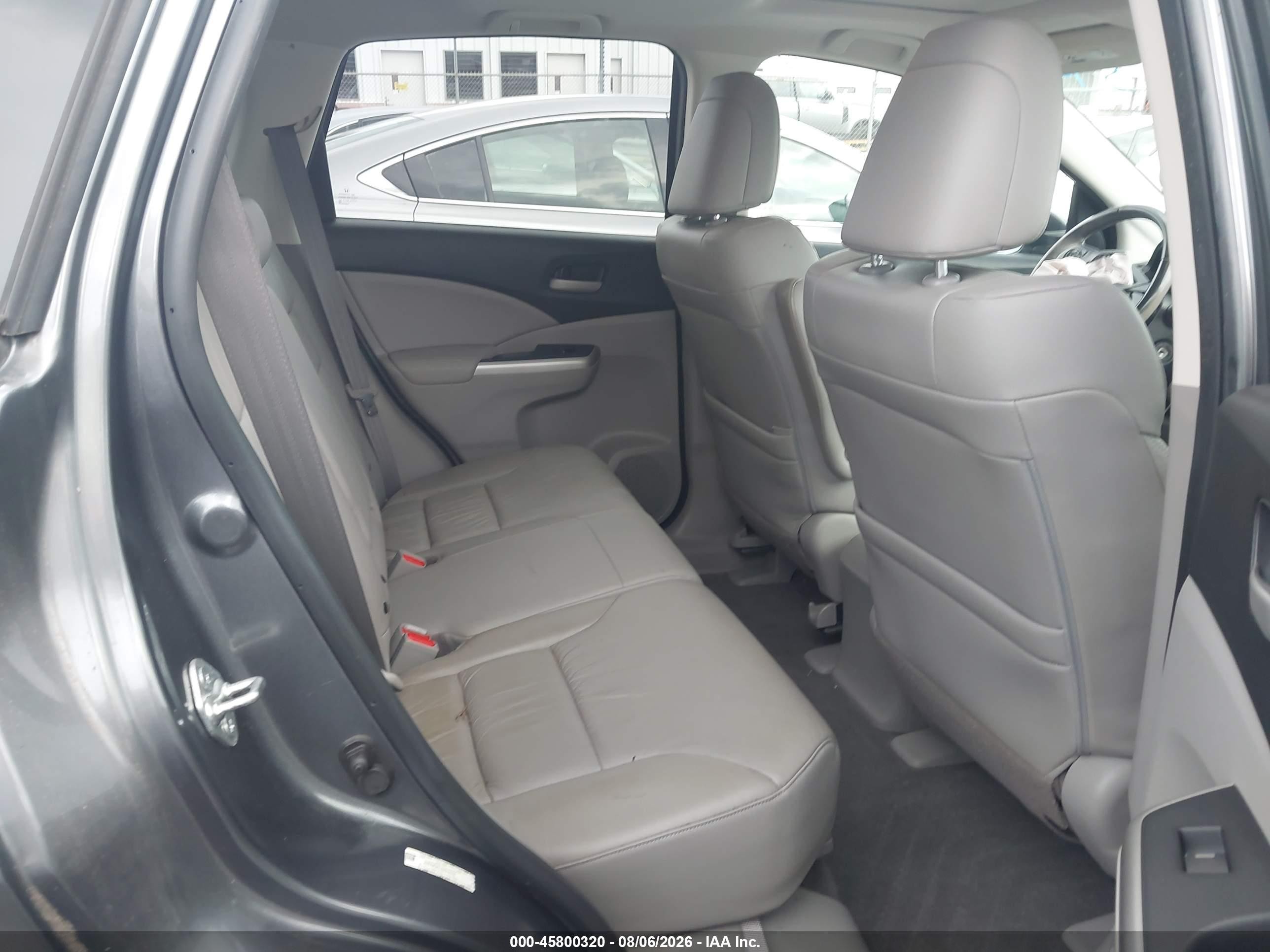 2013 Honda Cr-v Ex-l Gray vin: 2HKRM3H71DH510252