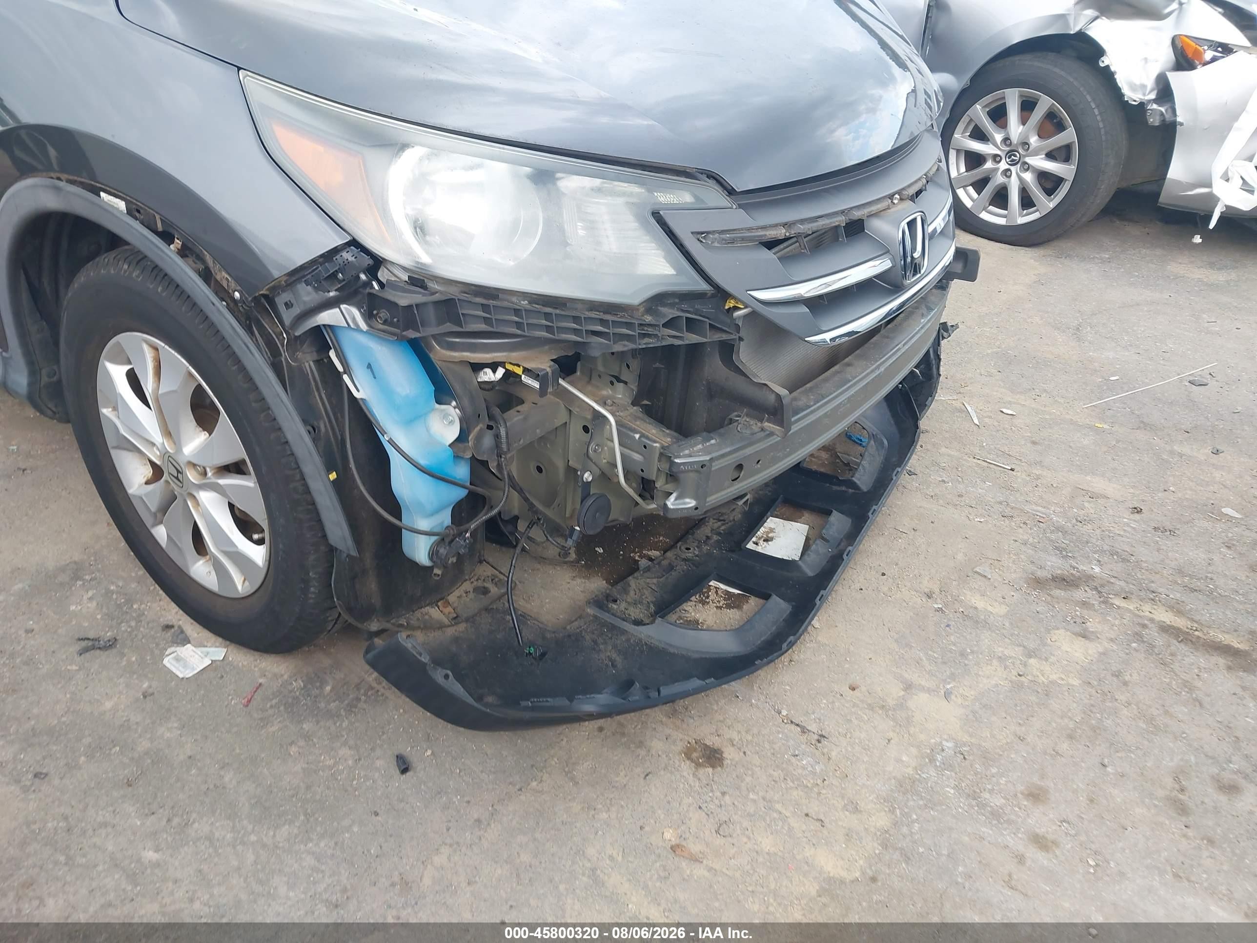 2013 Honda Cr-v Ex-l Gray vin: 2HKRM3H71DH510252