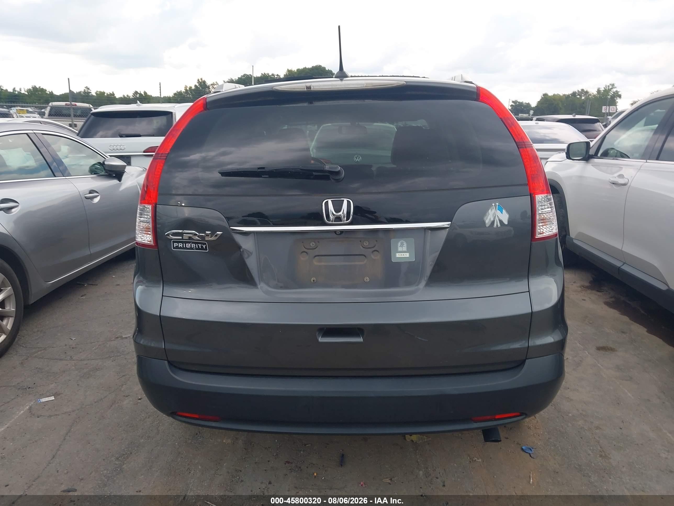 2013 Honda Cr-v Ex-l Gray vin: 2HKRM3H71DH510252