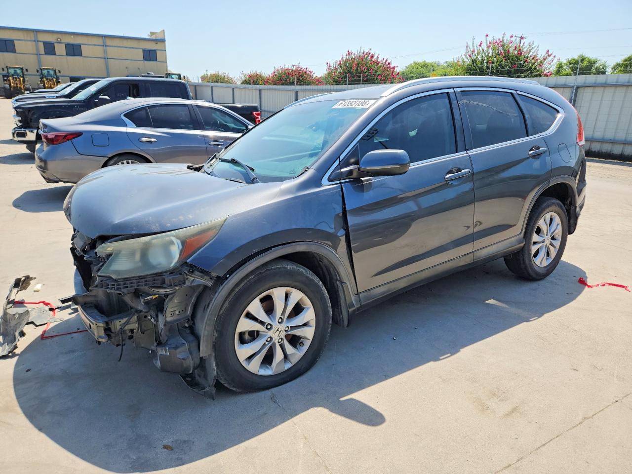 2013 Honda Cr-v Exl Gray vin: 2HKRM3H71DH514270