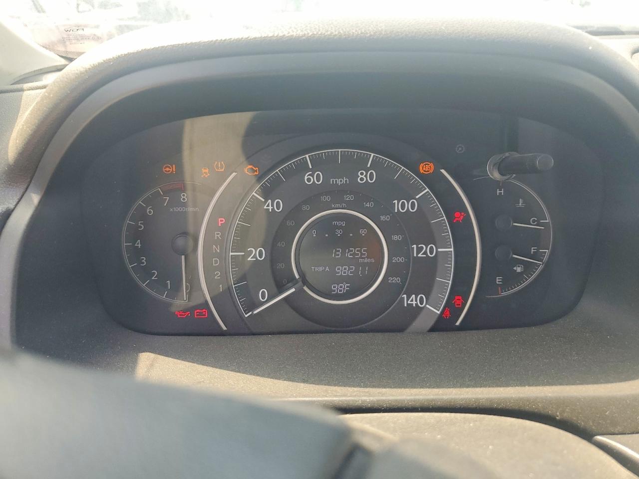 2013 Honda Cr-v Exl Серый vin: 2HKRM3H71DH515970