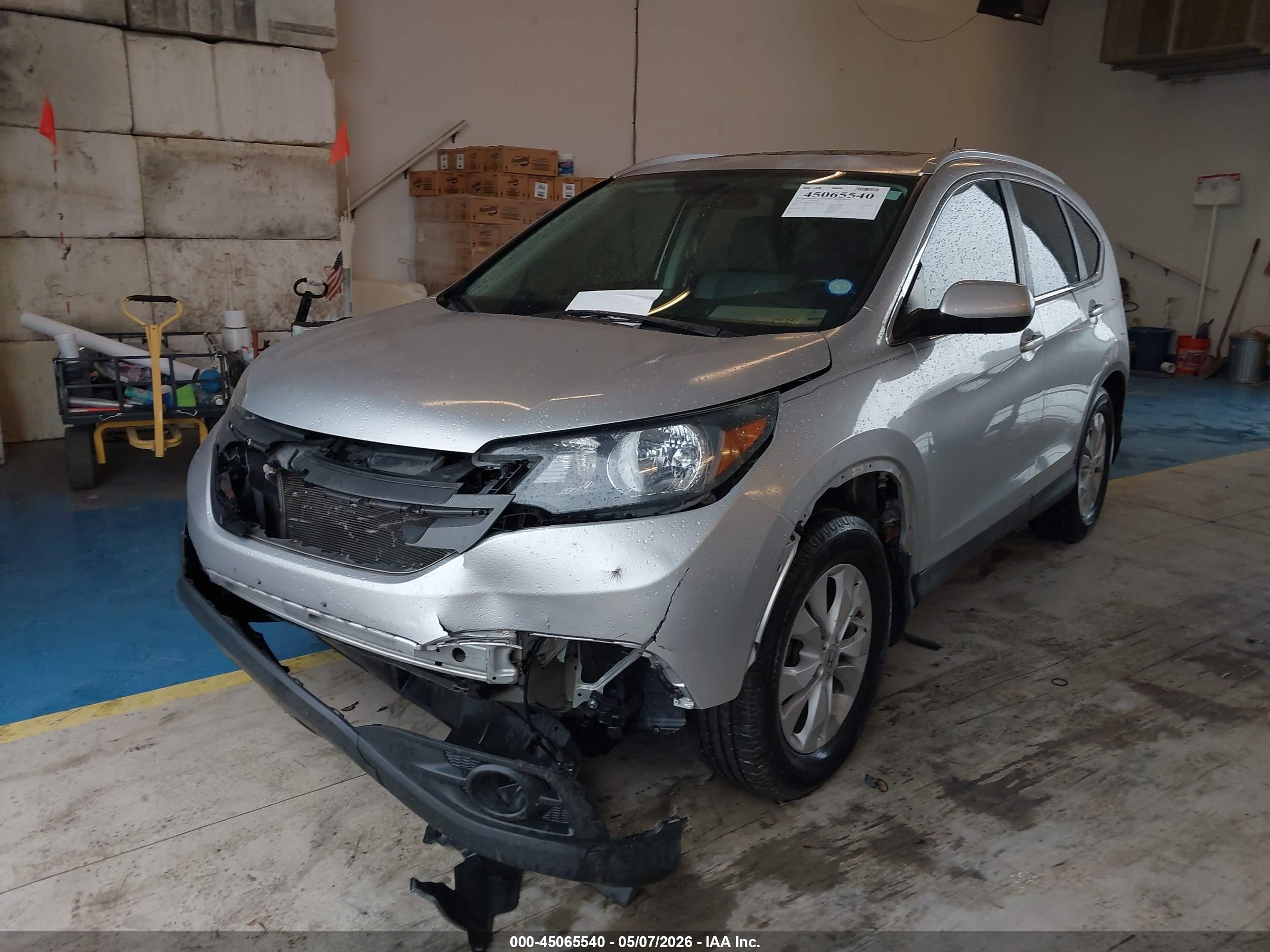 2013 Honda Cr-v Ex-l Серебряный vin: 2HKRM3H71DH516505