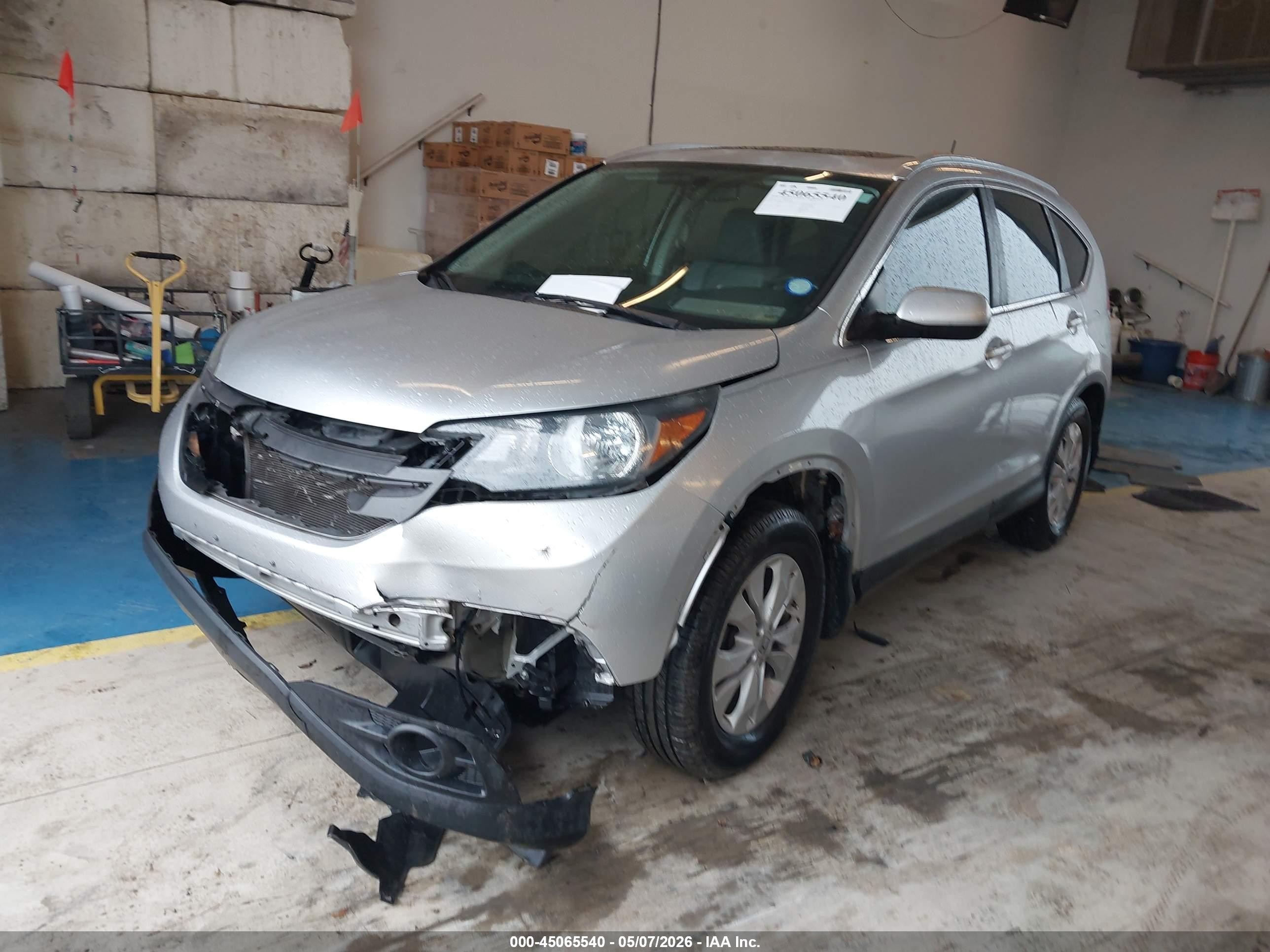 2013 Honda Cr-v Ex-l Серебряный vin: 2HKRM3H71DH516505