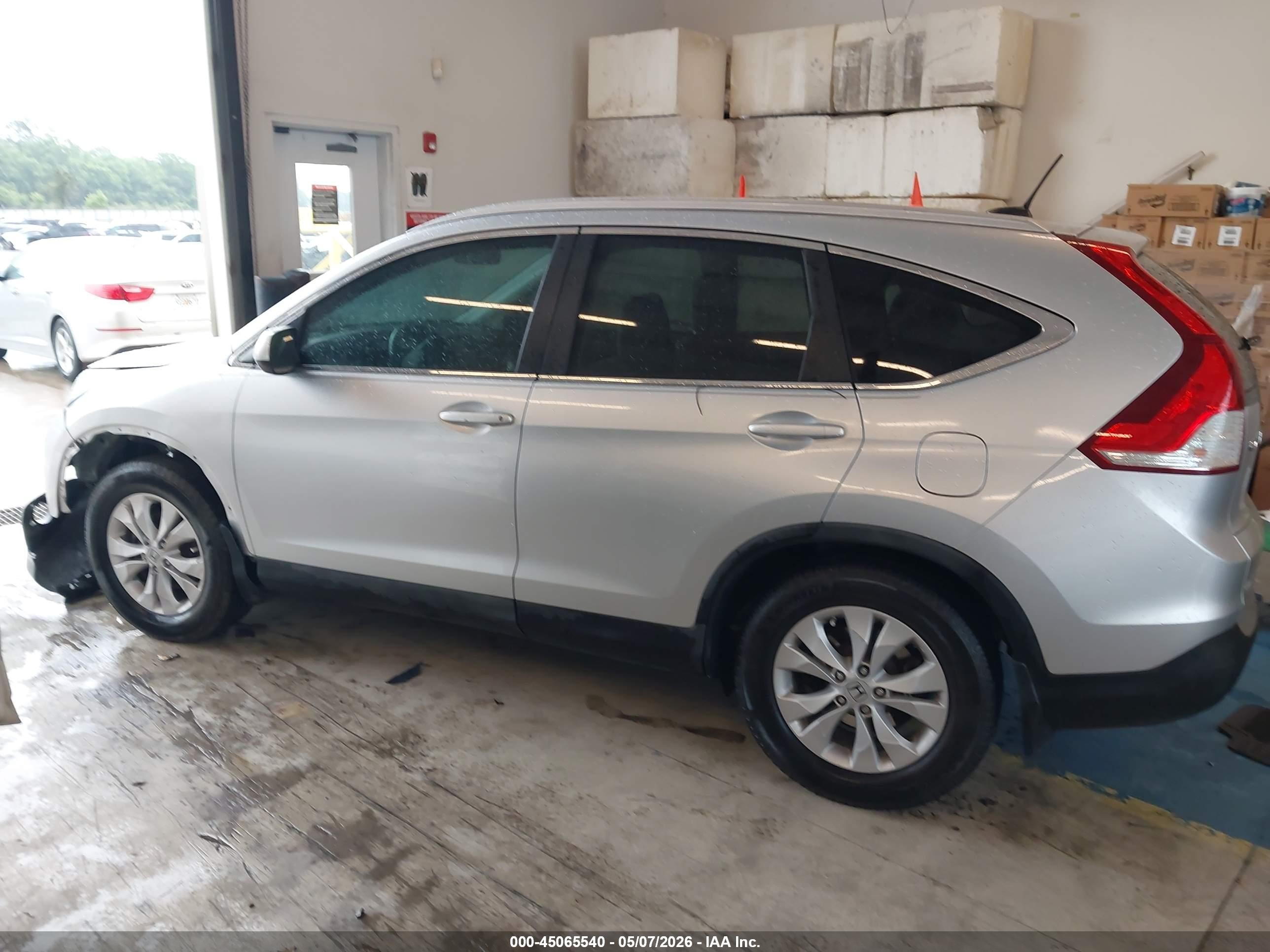 2013 Honda Cr-v Ex-l Серебряный vin: 2HKRM3H71DH516505