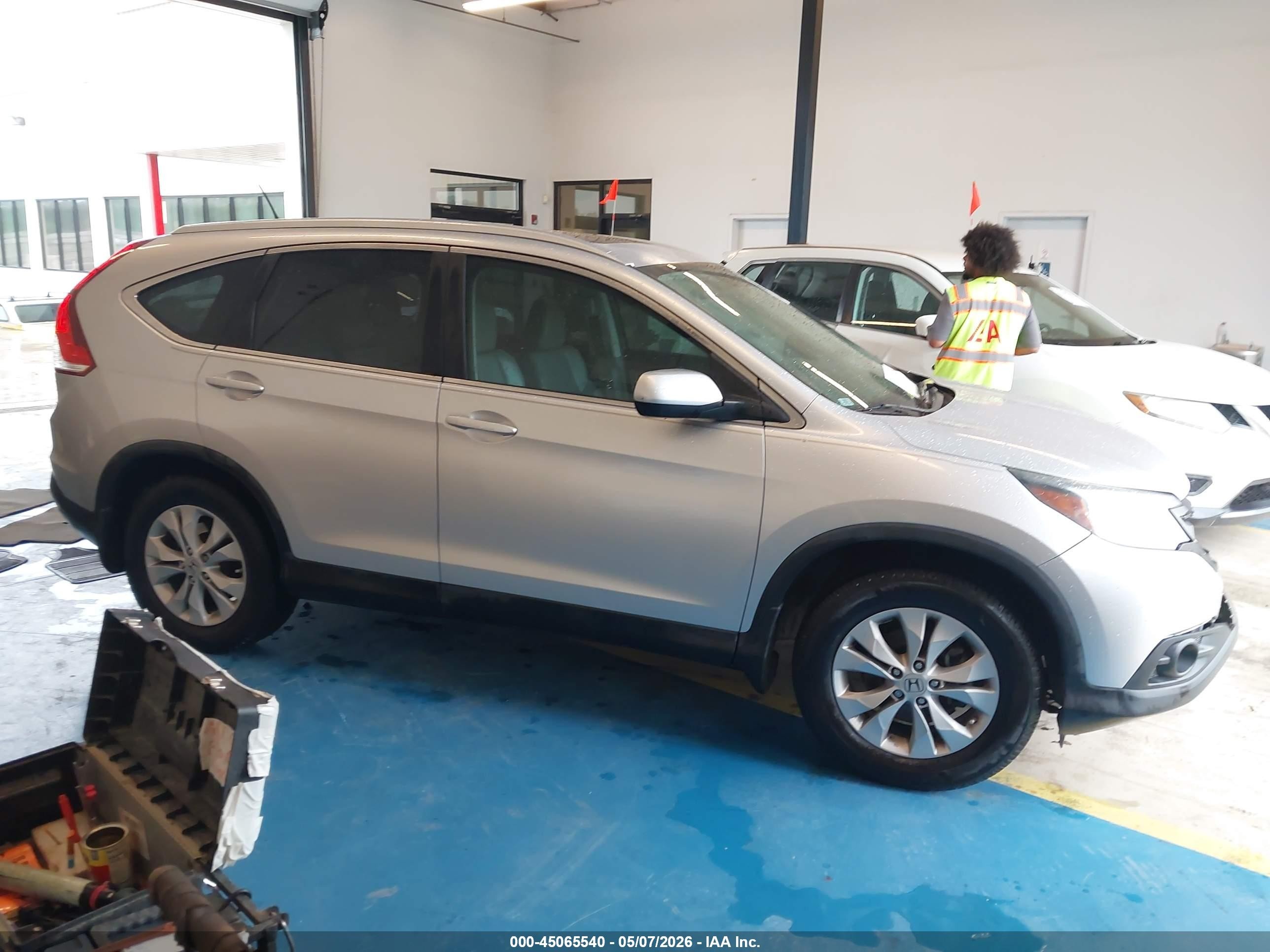 2013 Honda Cr-v Ex-l Серебряный vin: 2HKRM3H71DH516505