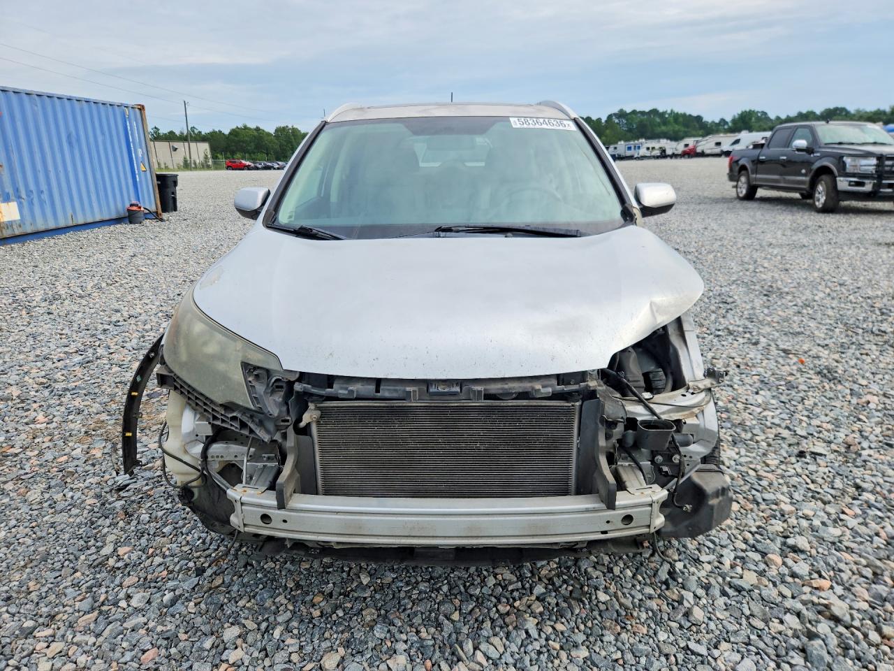 2013 Honda Cr-v Exl Silver vin: 2HKRM3H71DH522692