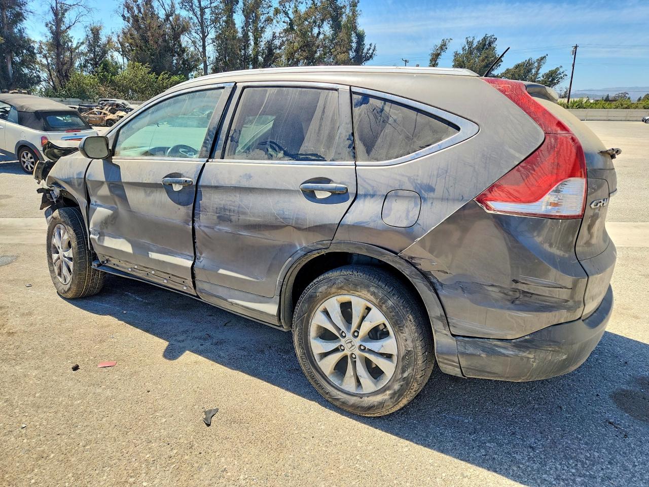2013 Honda Cr-v Exl Gray vin: 2HKRM3H71DH523292