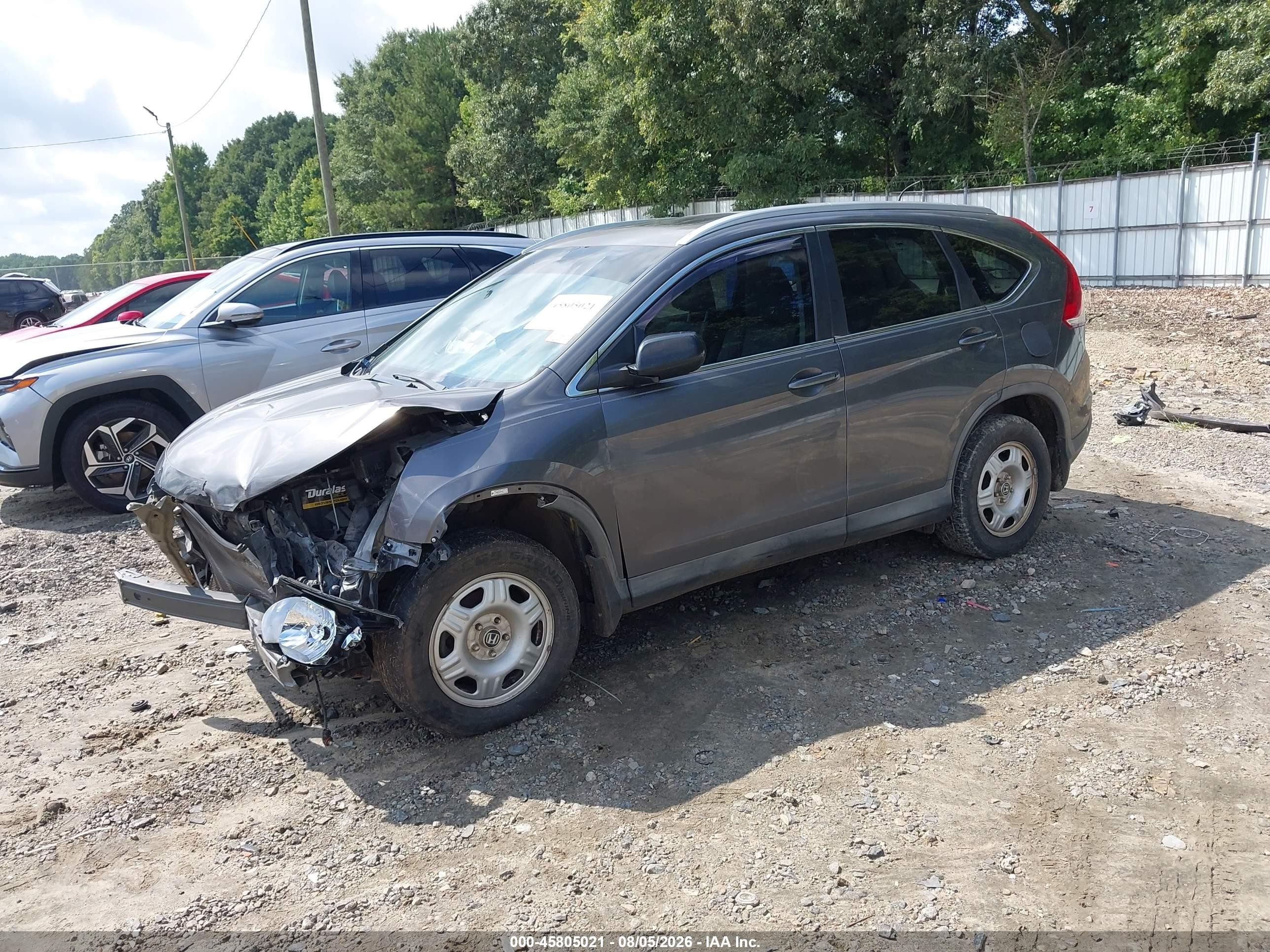 2014 Honda Cr-v Ex-l Gray vin: 2HKRM3H71EH504274