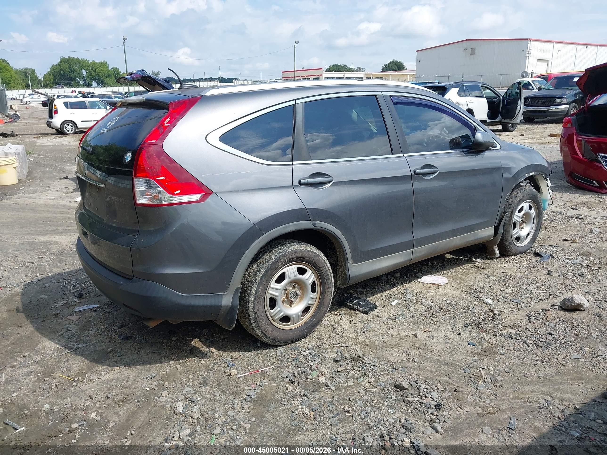 2014 Honda Cr-v Ex-l Gray vin: 2HKRM3H71EH504274
