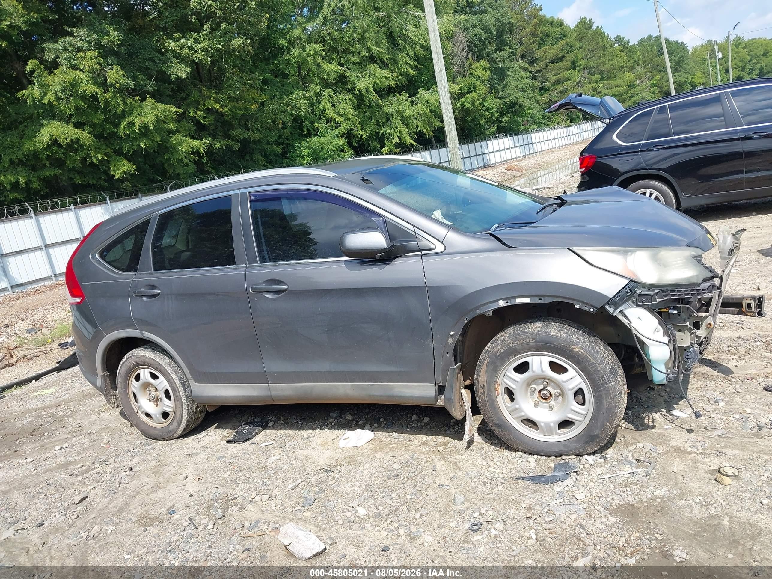 2014 Honda Cr-v Ex-l Gray vin: 2HKRM3H71EH504274