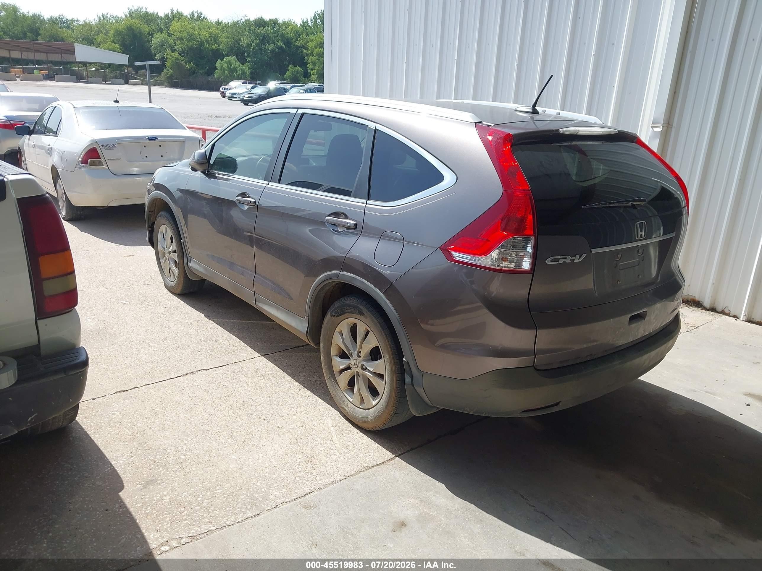 2014 Honda Cr-v Ex-l Brown vin: 2HKRM3H71EH526890