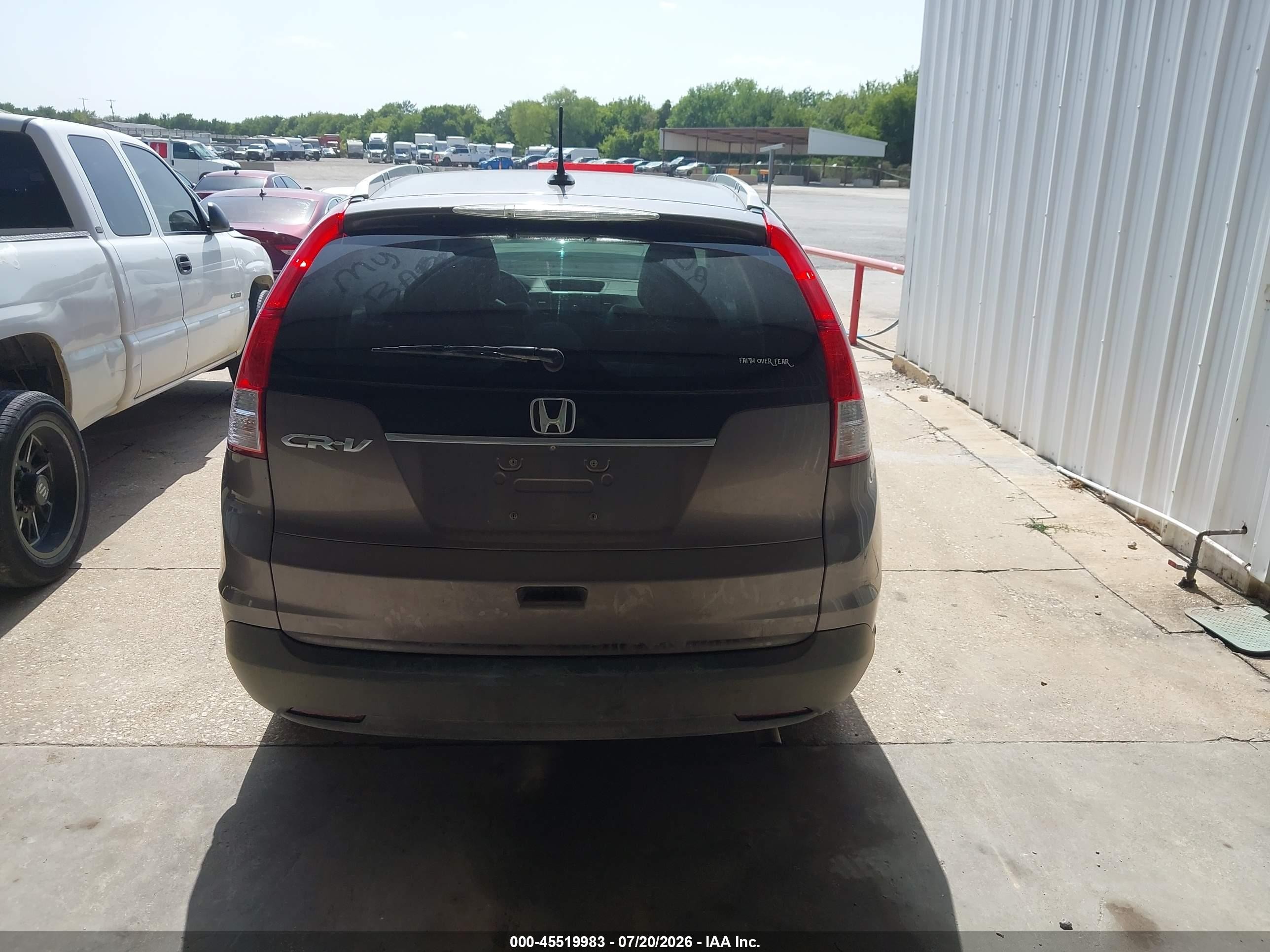 2014 Honda Cr-v Ex-l Brown vin: 2HKRM3H71EH526890